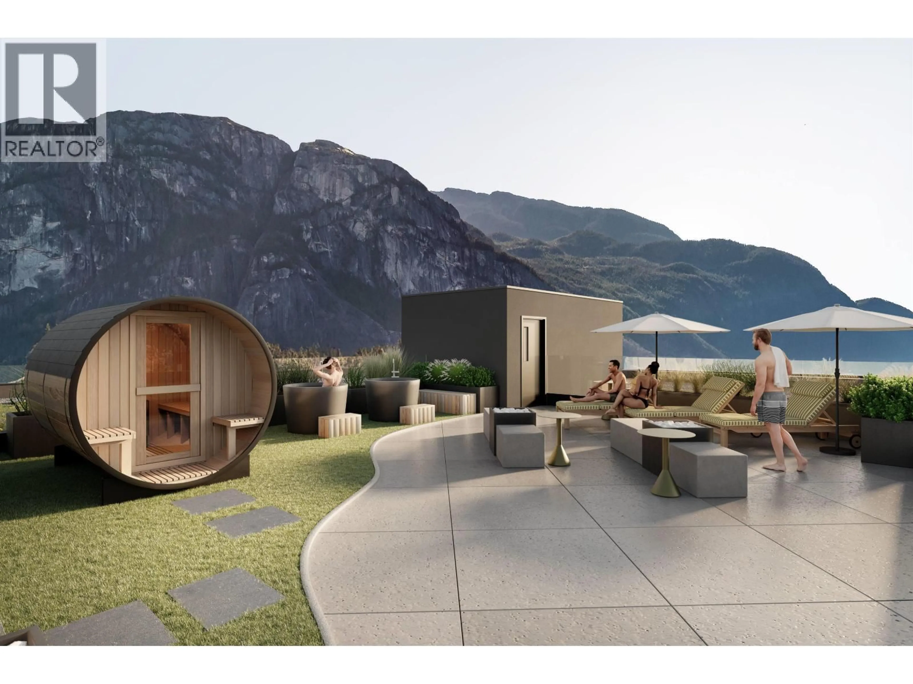 Patio, mountain view for 420 - 38028 THIRD AVENUE, Squamish British Columbia V8B0B3