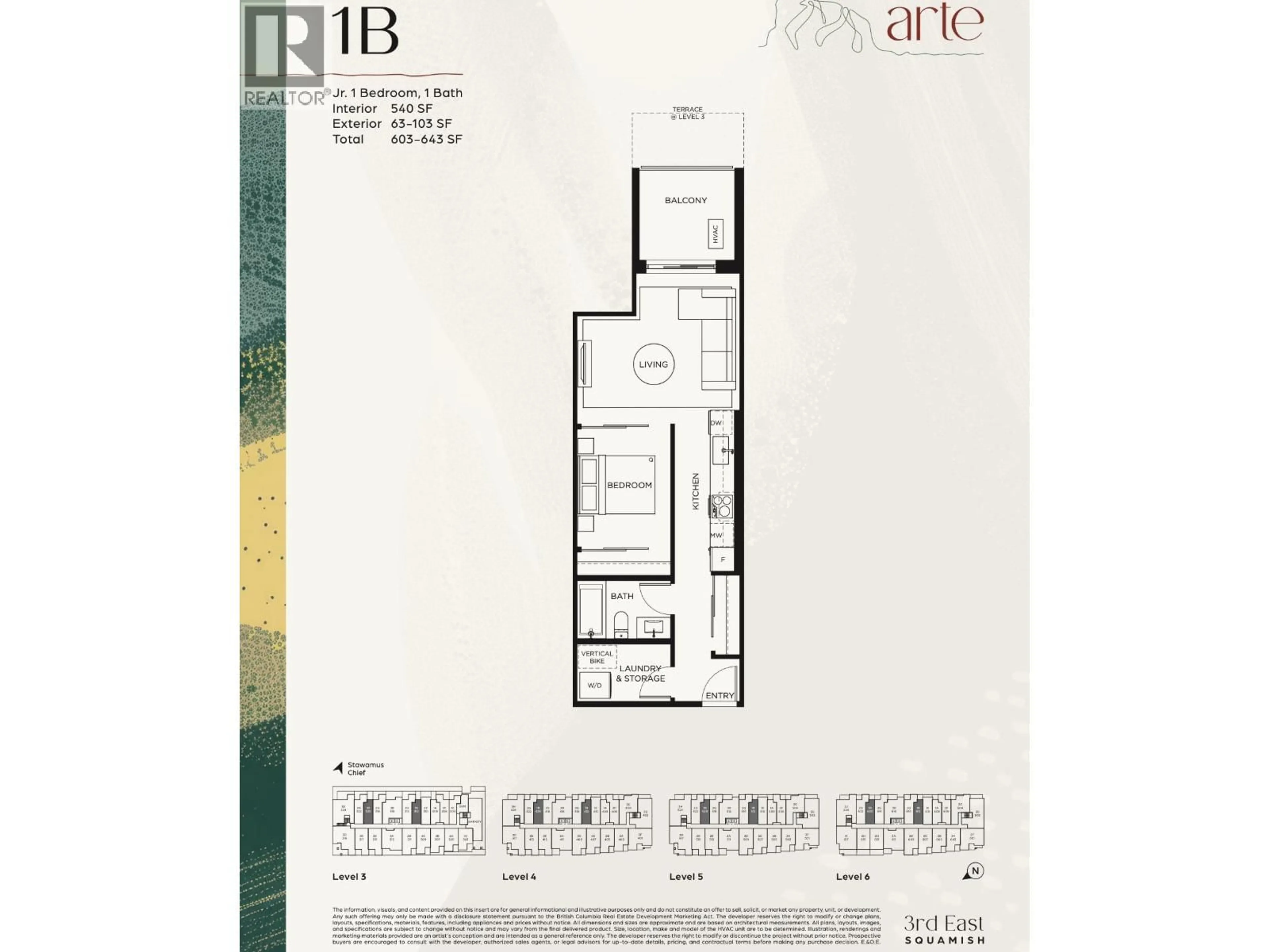 Floor plan for 420 - 38028 THIRD AVENUE, Squamish British Columbia V8B0B3