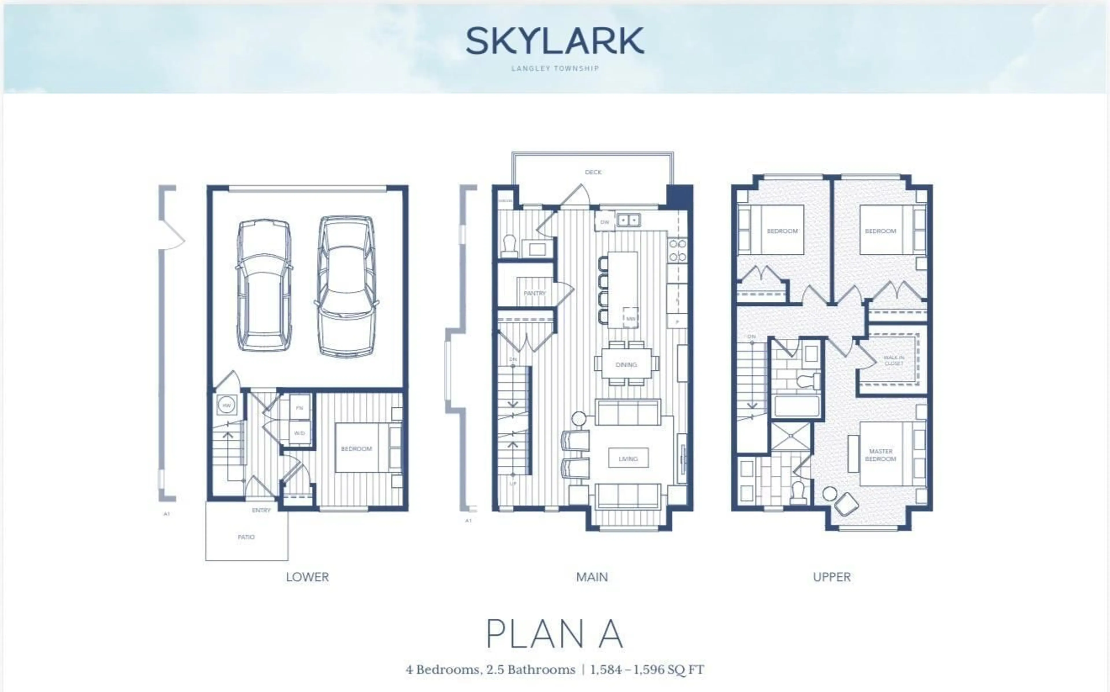 Floor plan for 2 - 20321 80 AVENUE, Langley British Columbia V2Y2A4