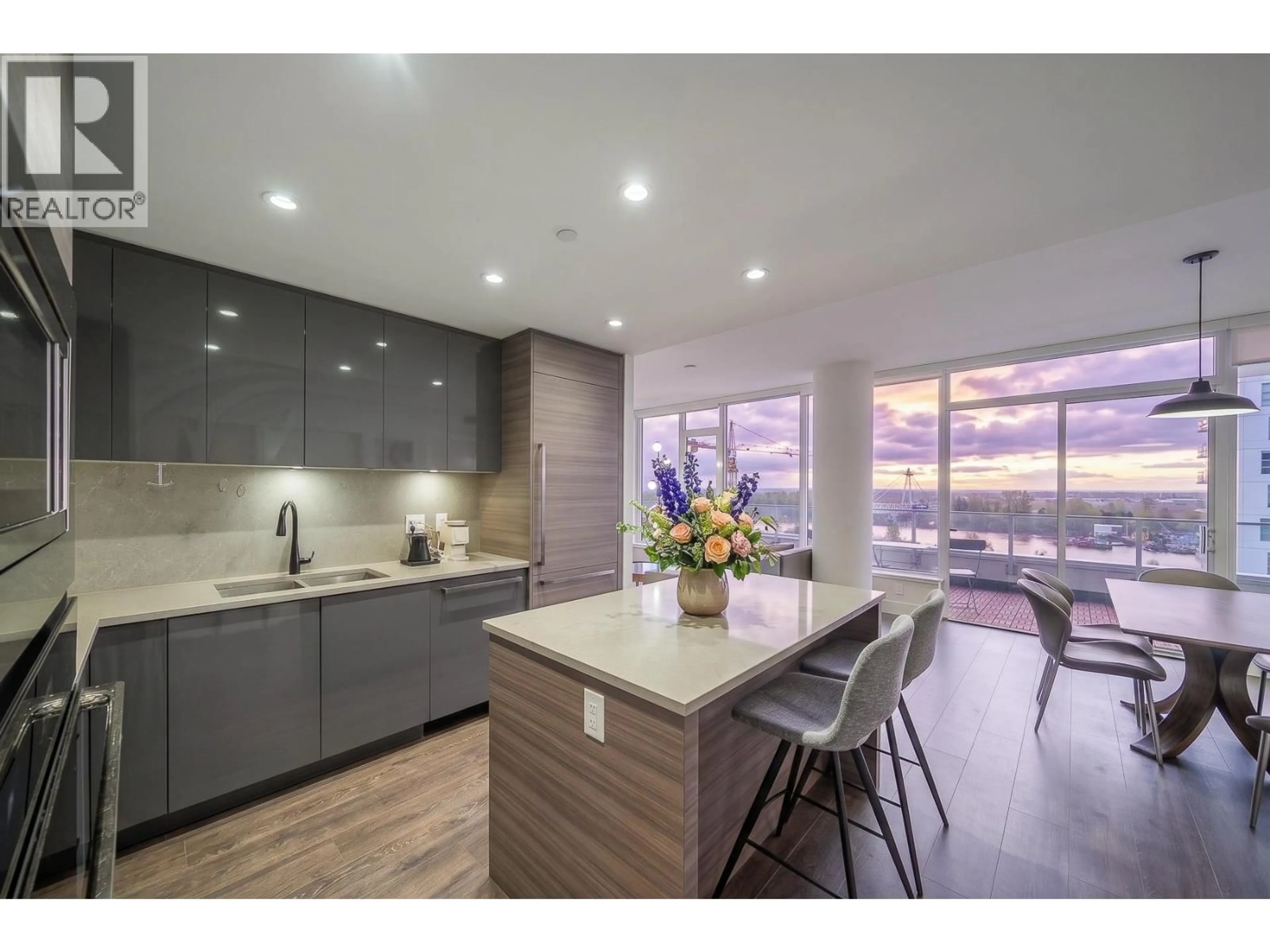 Open concept kitchen, unknown for 1402 - 3438 SAWMILL CRESCENT, Vancouver British Columbia V5S0E3