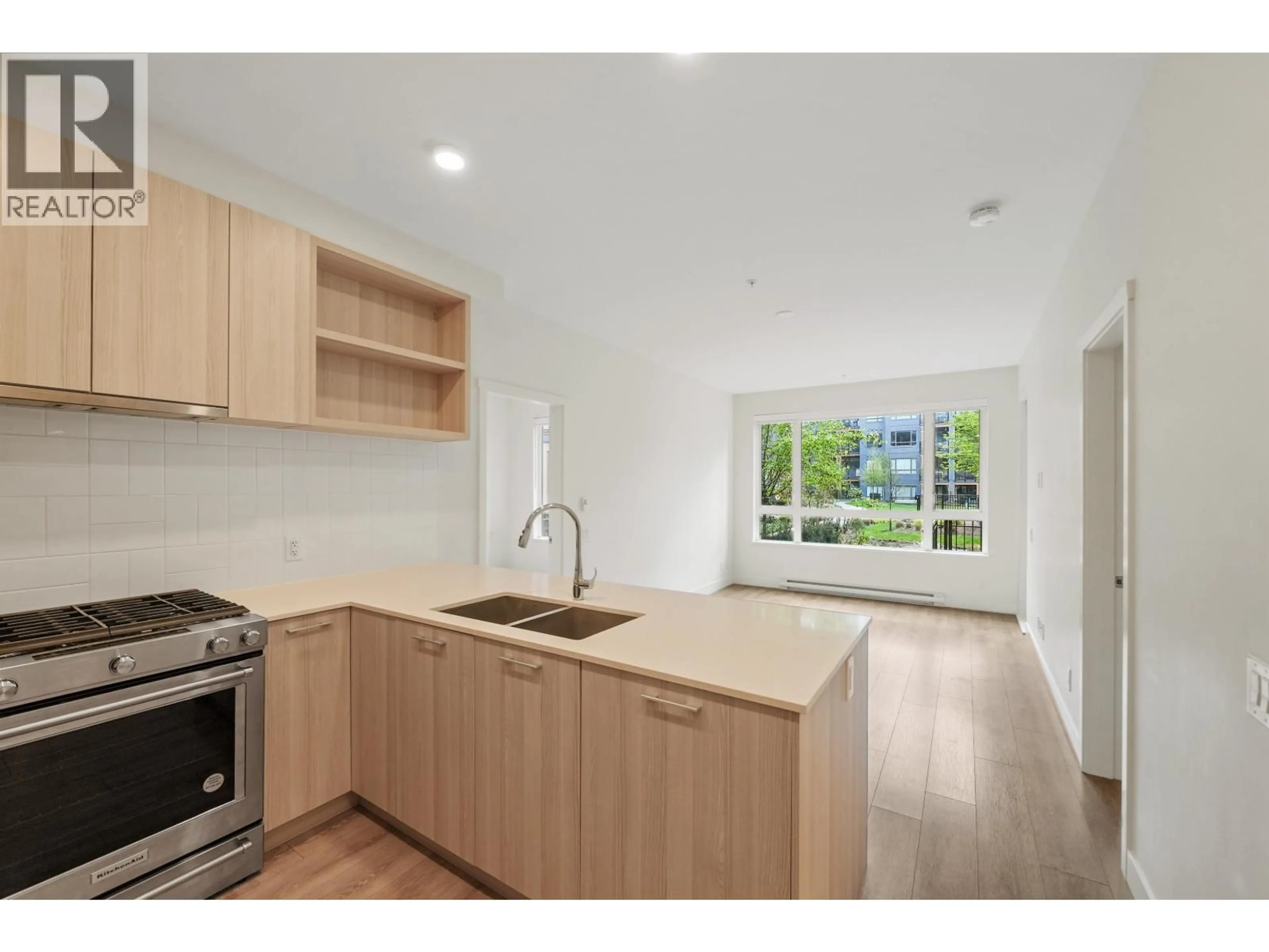 Standard kitchen, wood/laminate floor for 102 - 741 ANSKAR COURT, Coquitlam British Columbia V3J0N3