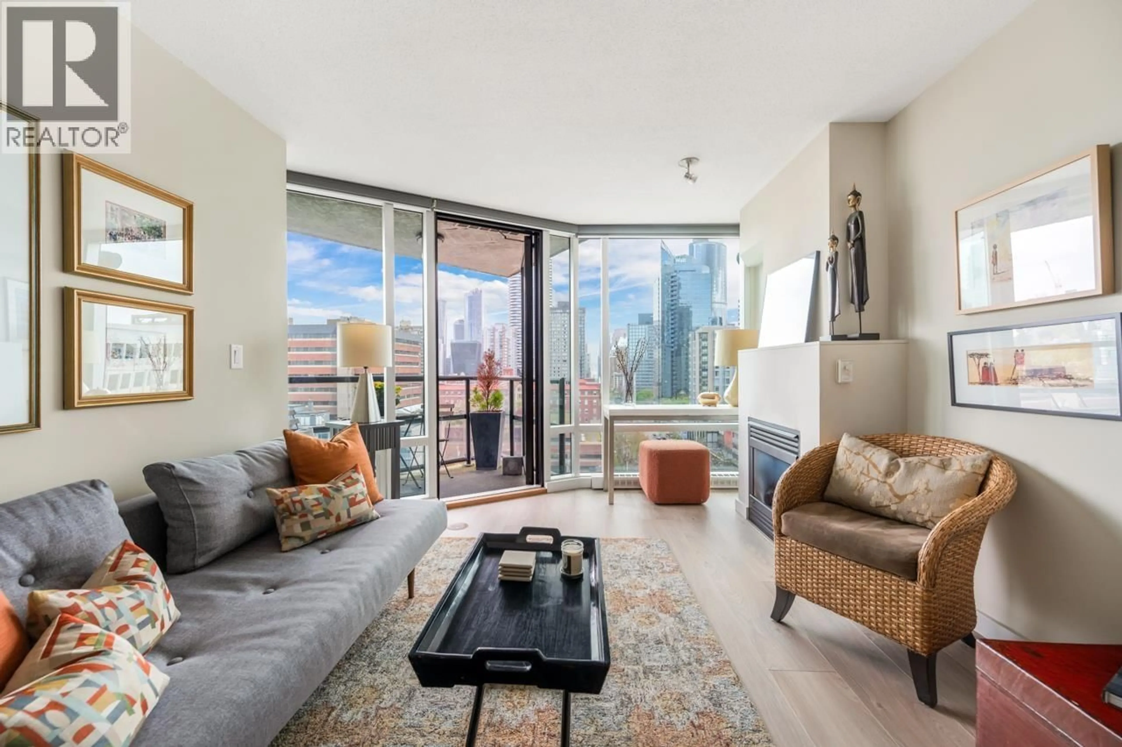 Living room with furniture, unknown for 1301 - 1003 BURNABY STREET, Vancouver British Columbia V6E4R7