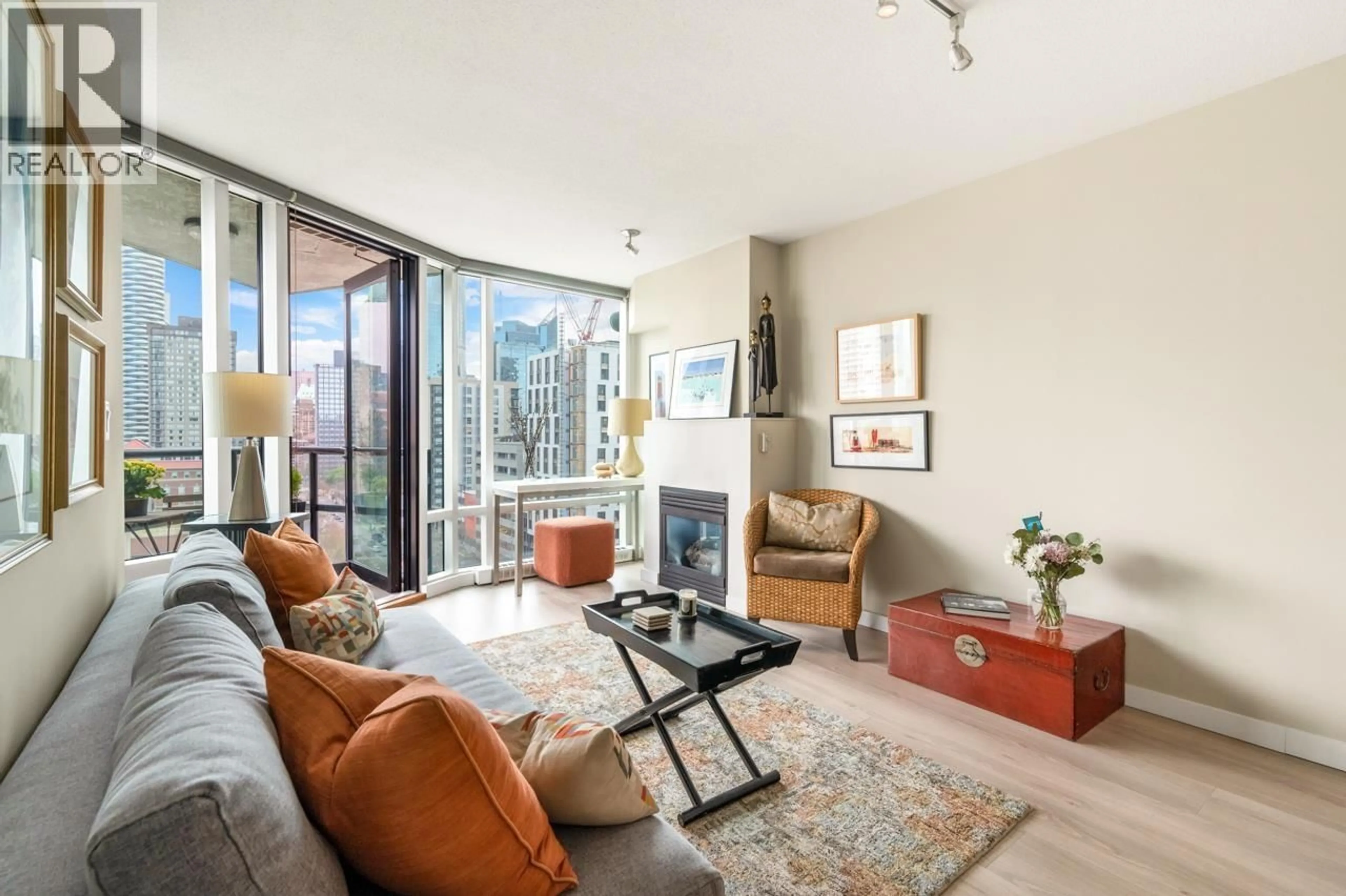 Living room with furniture, unknown for 1301 - 1003 BURNABY STREET, Vancouver British Columbia V6E4R7