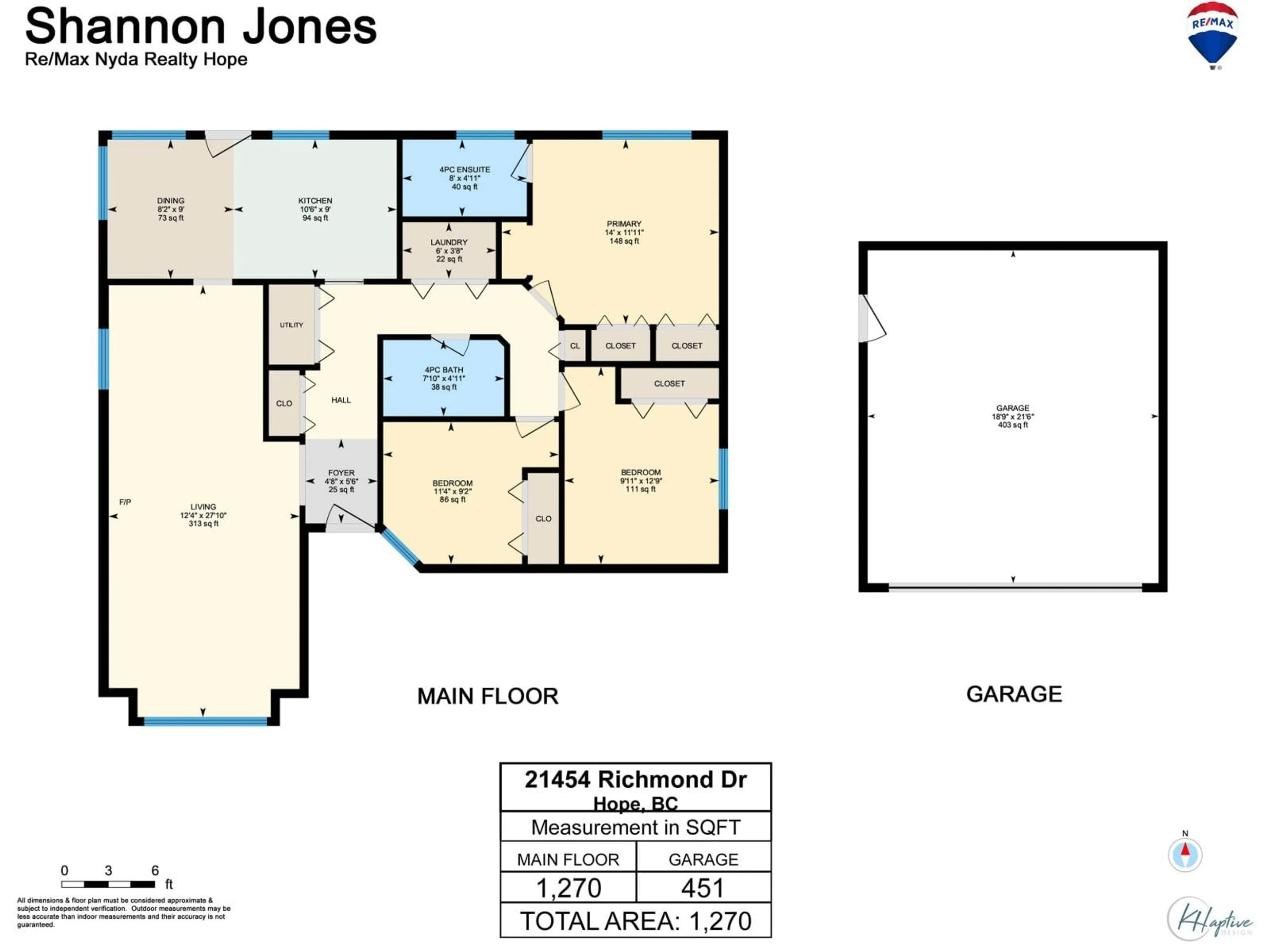 Floor plan for 21454 RICHMOND DRIVE, Hope British Columbia V0X1L1