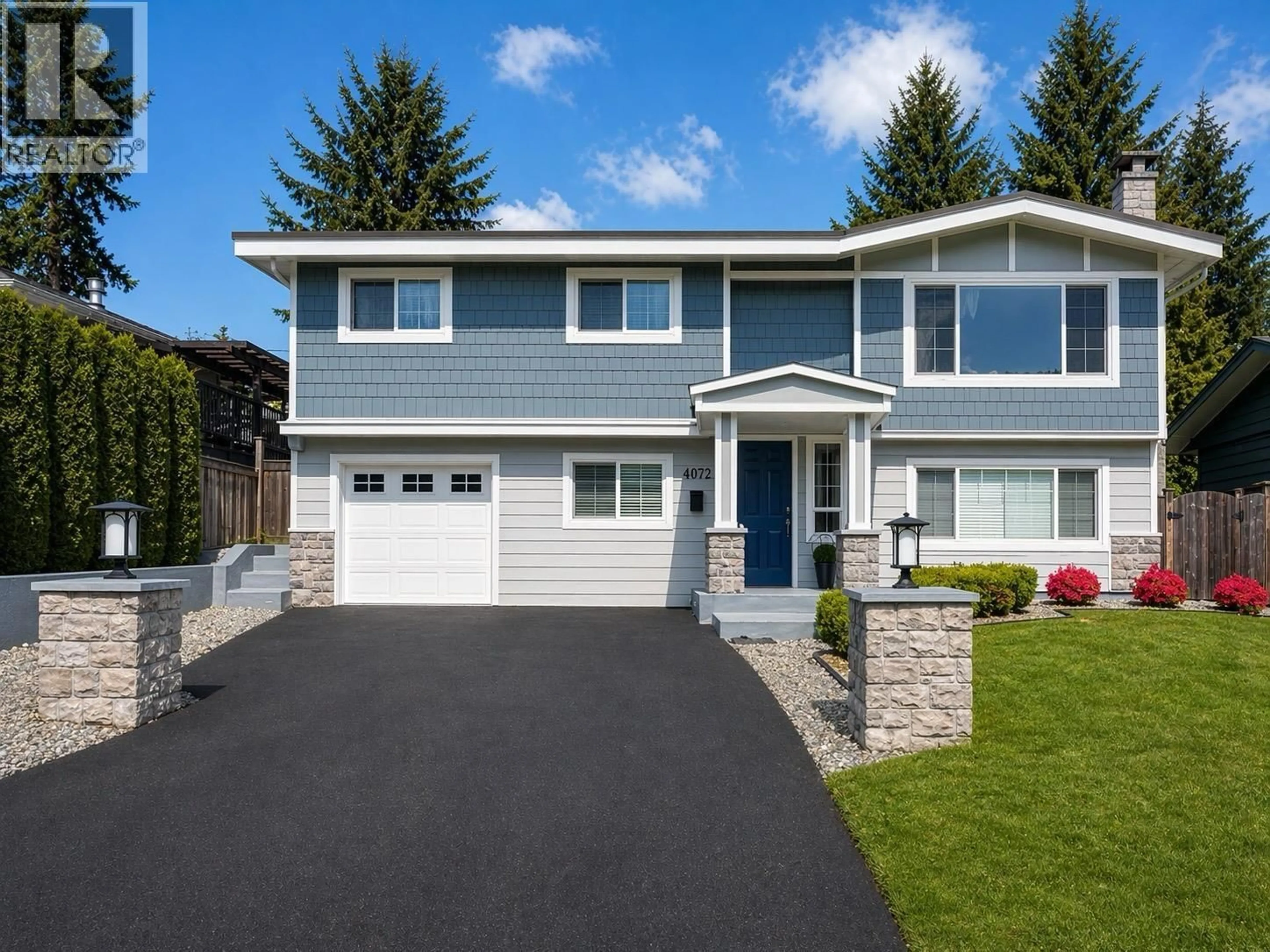 Home with vinyl exterior material, street for 4072 VIOLET STREET, North Vancouver British Columbia V7G1E3