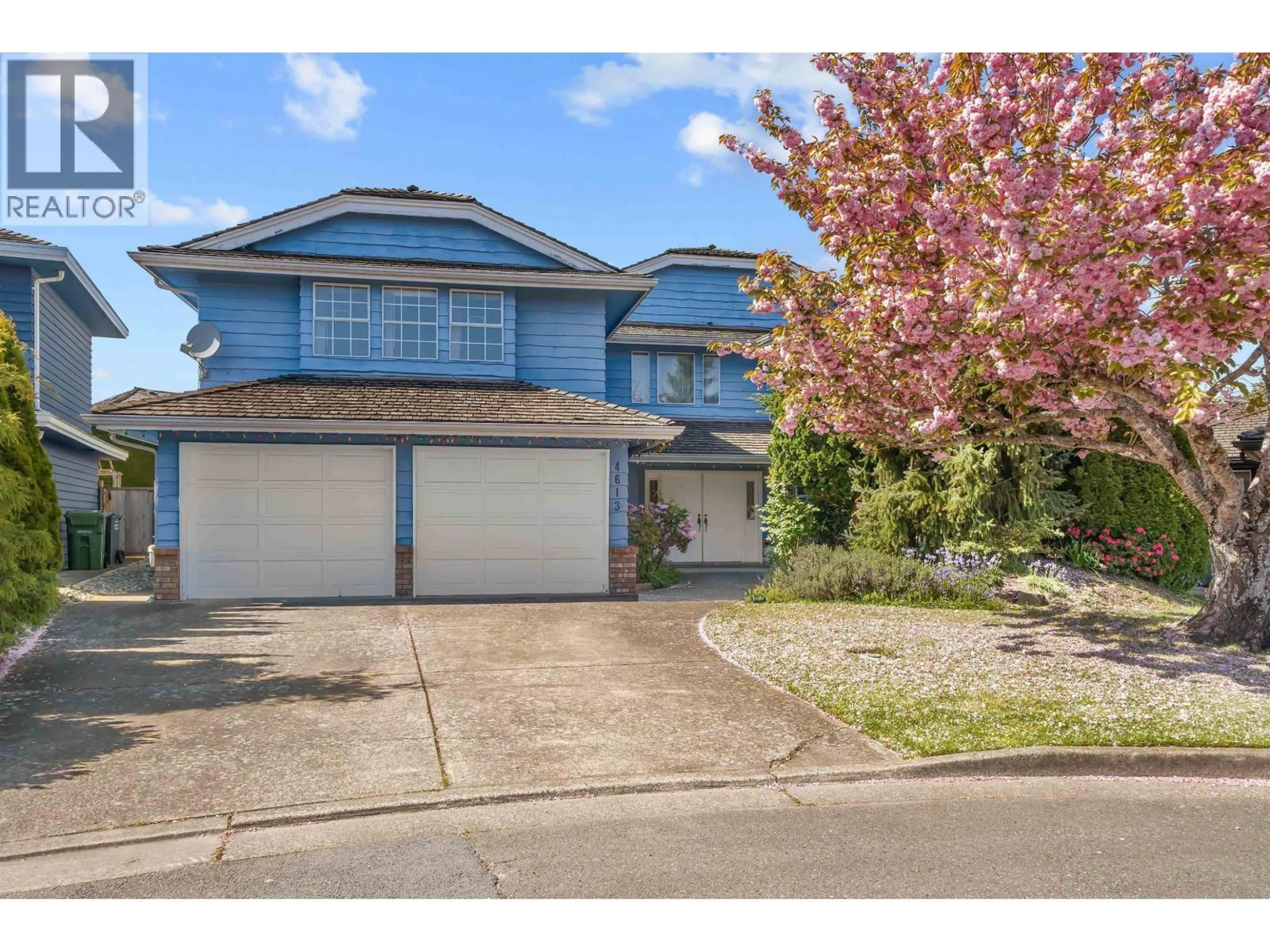 A pic from outside/outdoor area/front of a property/back of a property/a pic from drone, street for 4613 ST. BRIDES PLACE, Richmond British Columbia V7E5V7