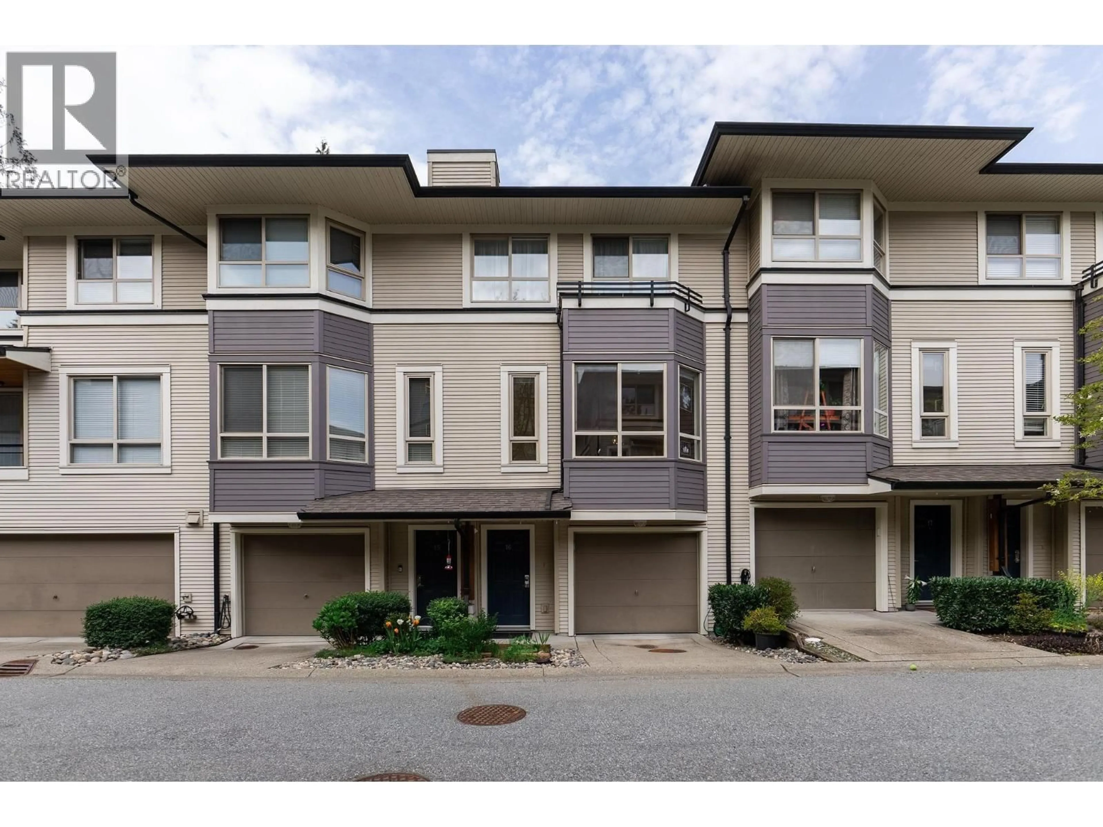 A pic from outside/outdoor area/front of a property/back of a property/a pic from drone, street for 16 - 100 KLAHANIE DRIVE, Port Moody British Columbia V3H5K3