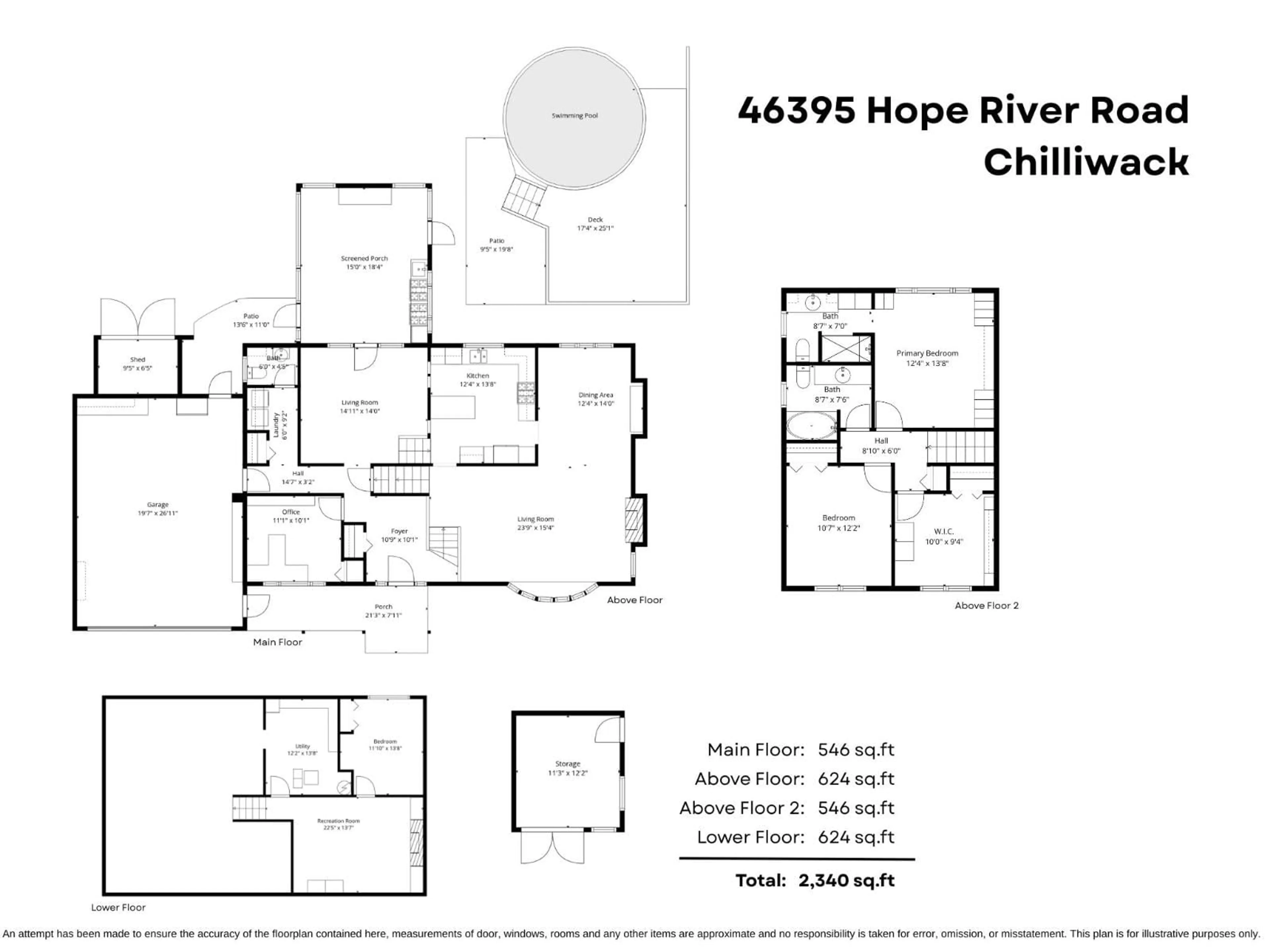 Floor plan for 46395 HOPE RIVER ROAD, Chilliwack British Columbia V2P3P4
