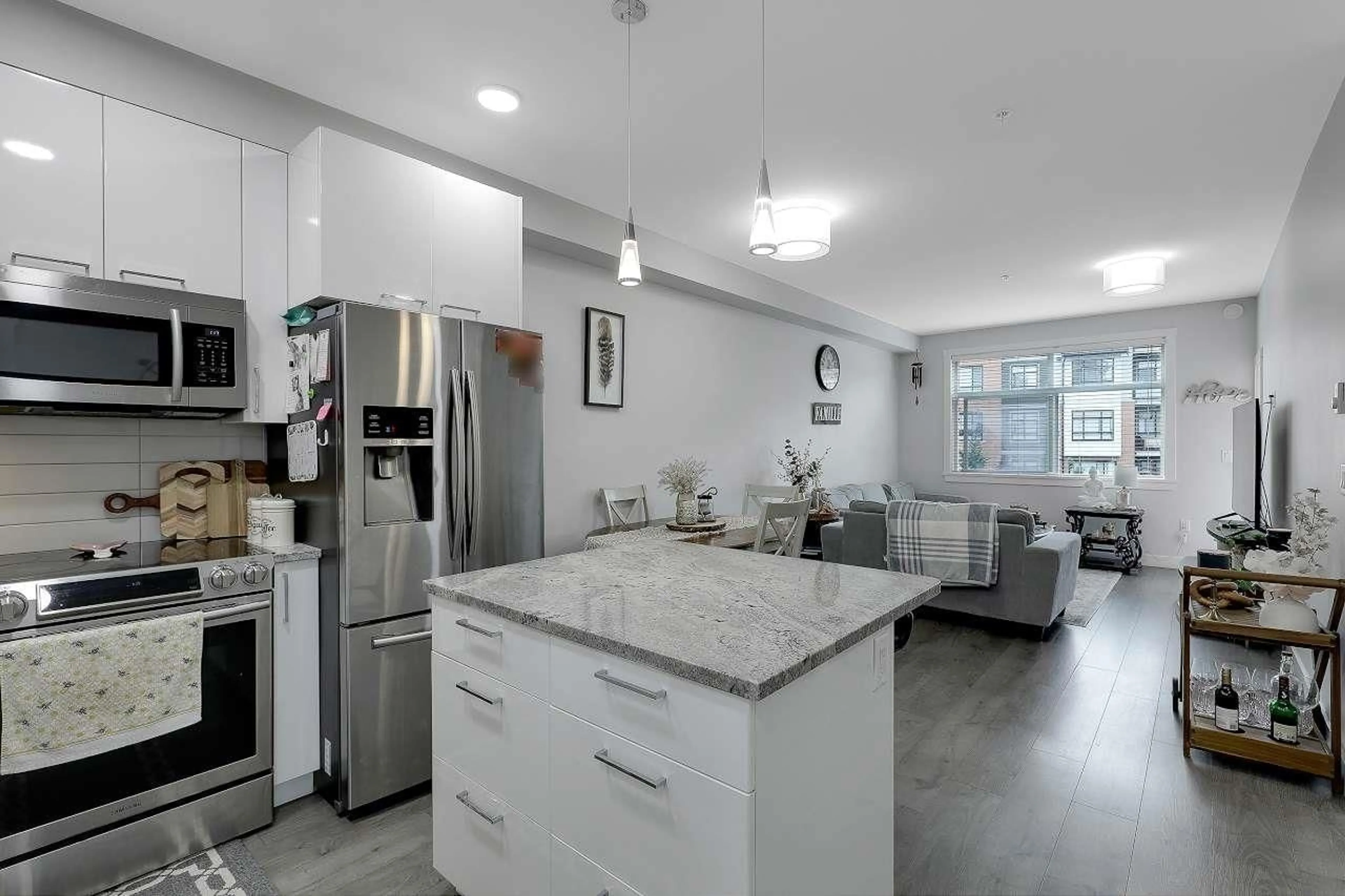 Open concept kitchen, unknown for 201 - 19940 BRYDON CRESCENT, Langley British Columbia V3A4A5