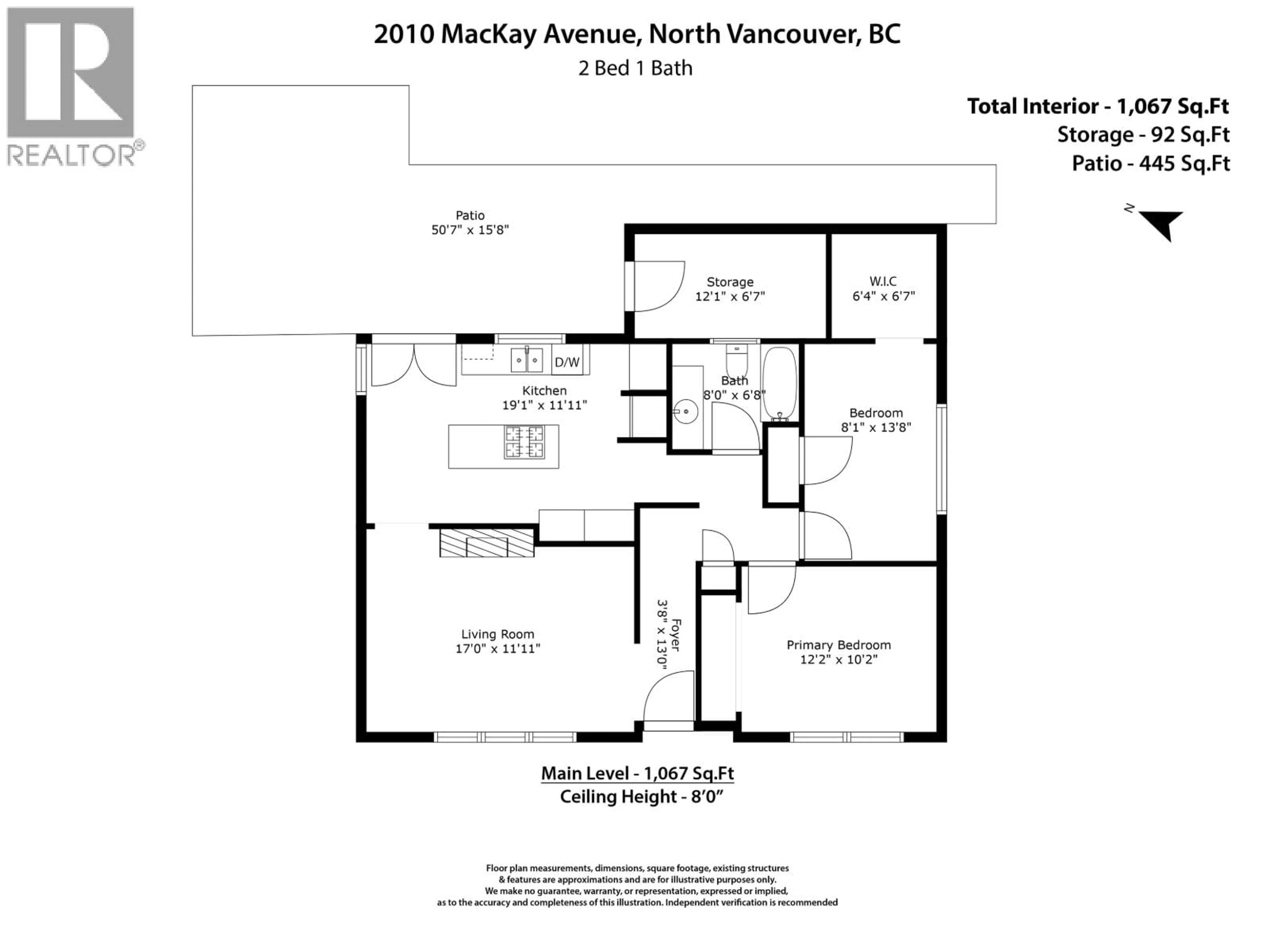 Floor plan for 2010 MACKAY AVENUE, North Vancouver British Columbia V7P2M7