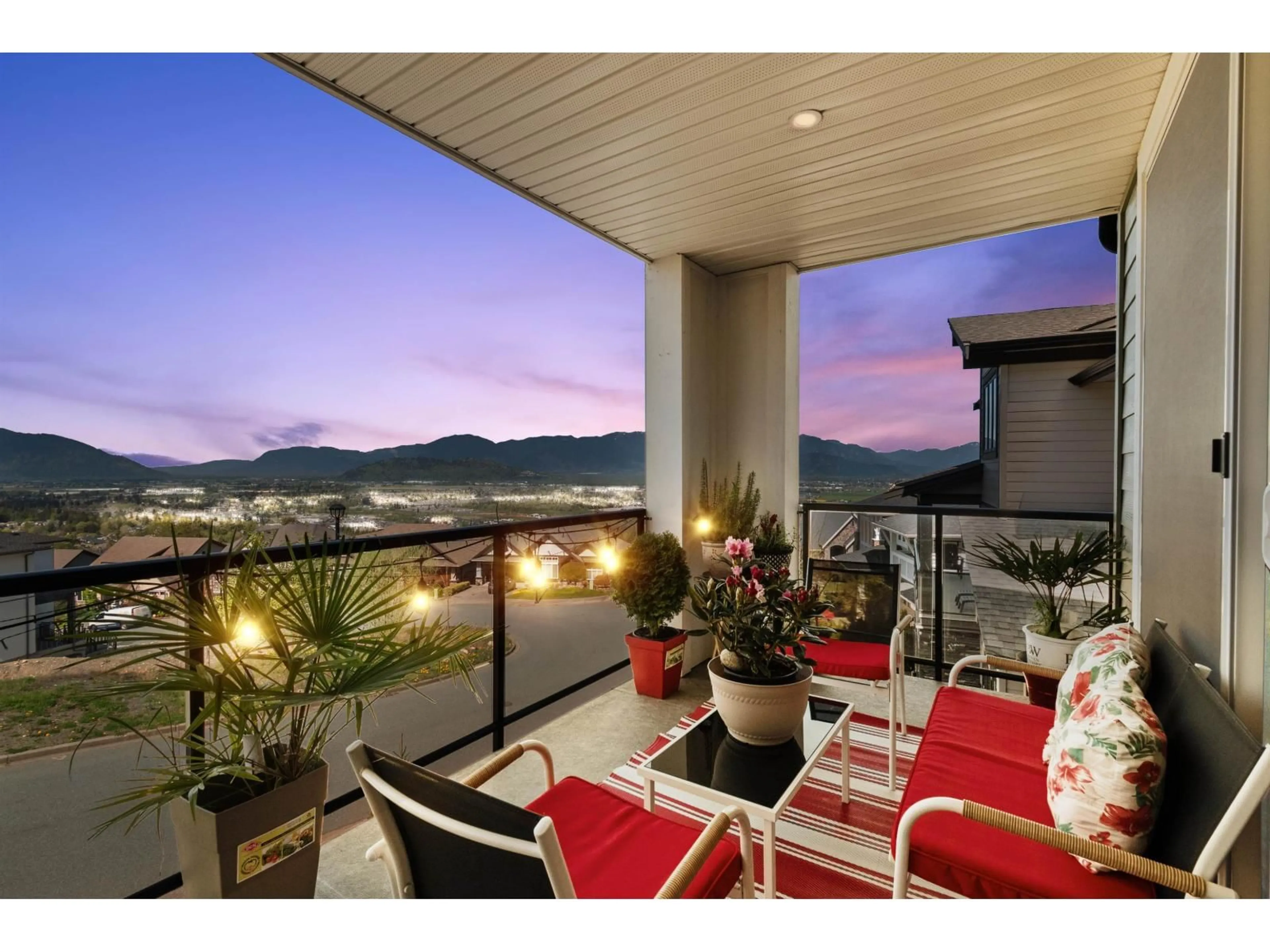 Balcony in the apartment, mountain view for 5510 MACLACHLAN PLACE, Chilliwack British Columbia V2R0P3