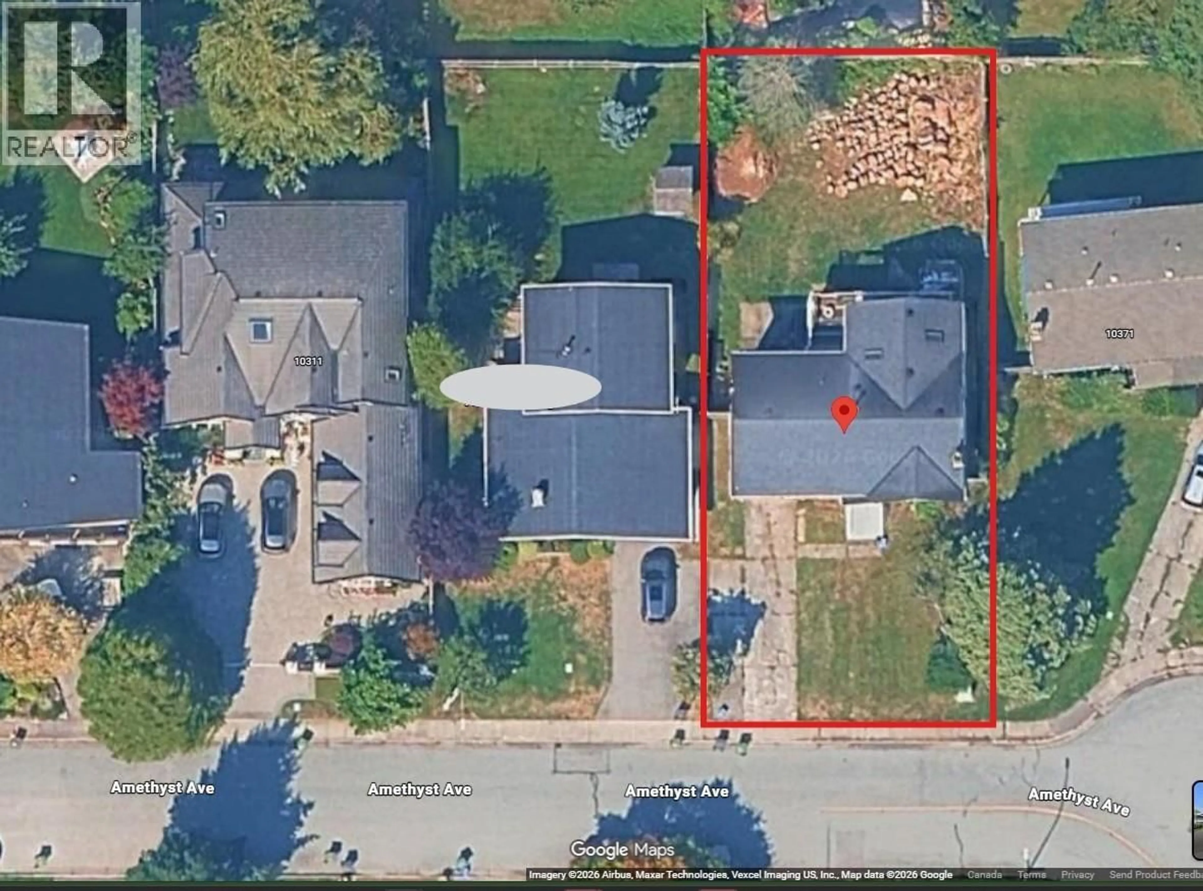 A pic from outside/outdoor area/front of a property/back of a property/a pic from drone, street for 10351 AMETHYST AVENUE, Richmond British Columbia V7A3A8