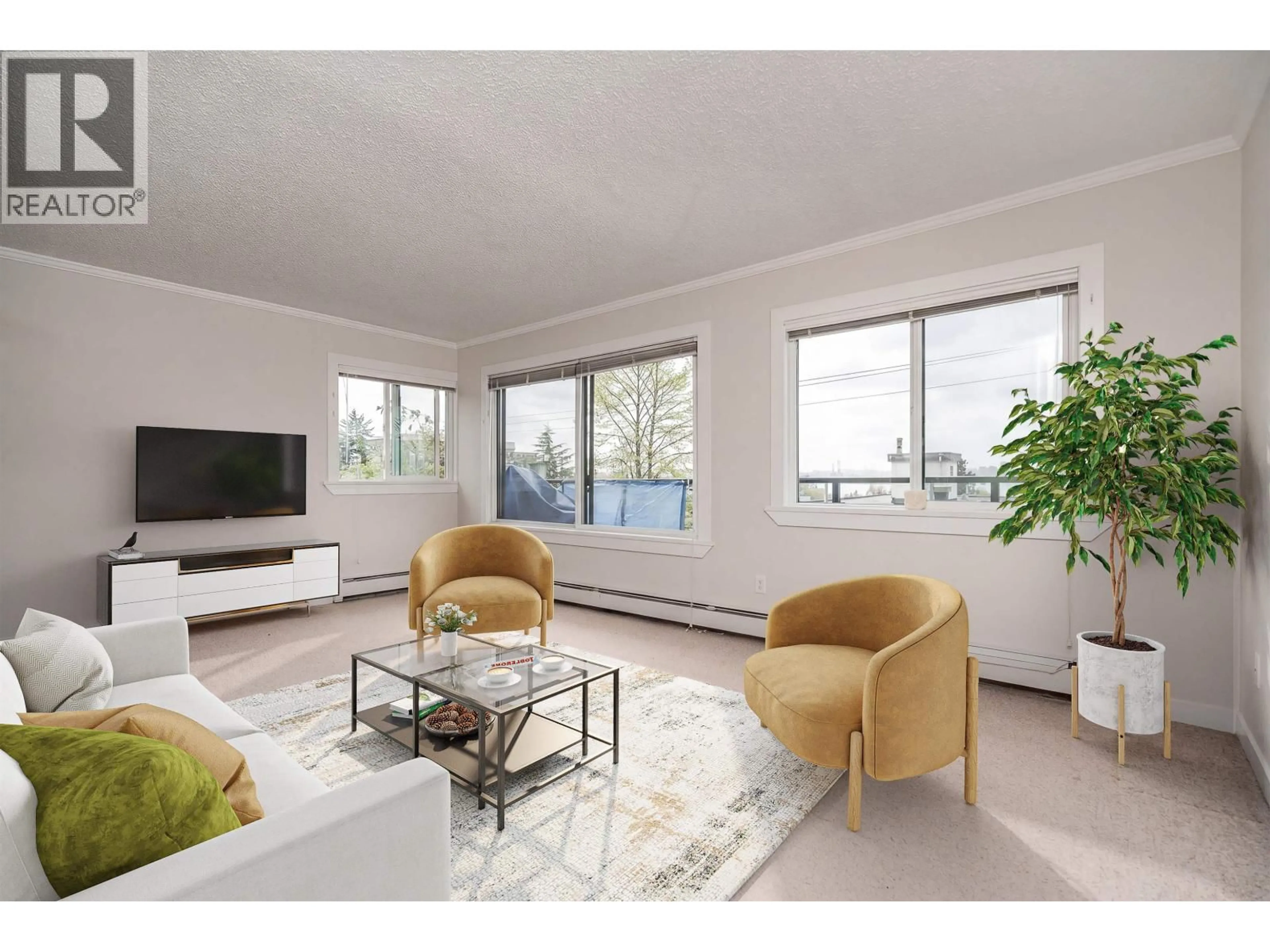 Living room with furniture, unknown for 309 - 240 MAHON AVENUE, North Vancouver British Columbia V7M3H4