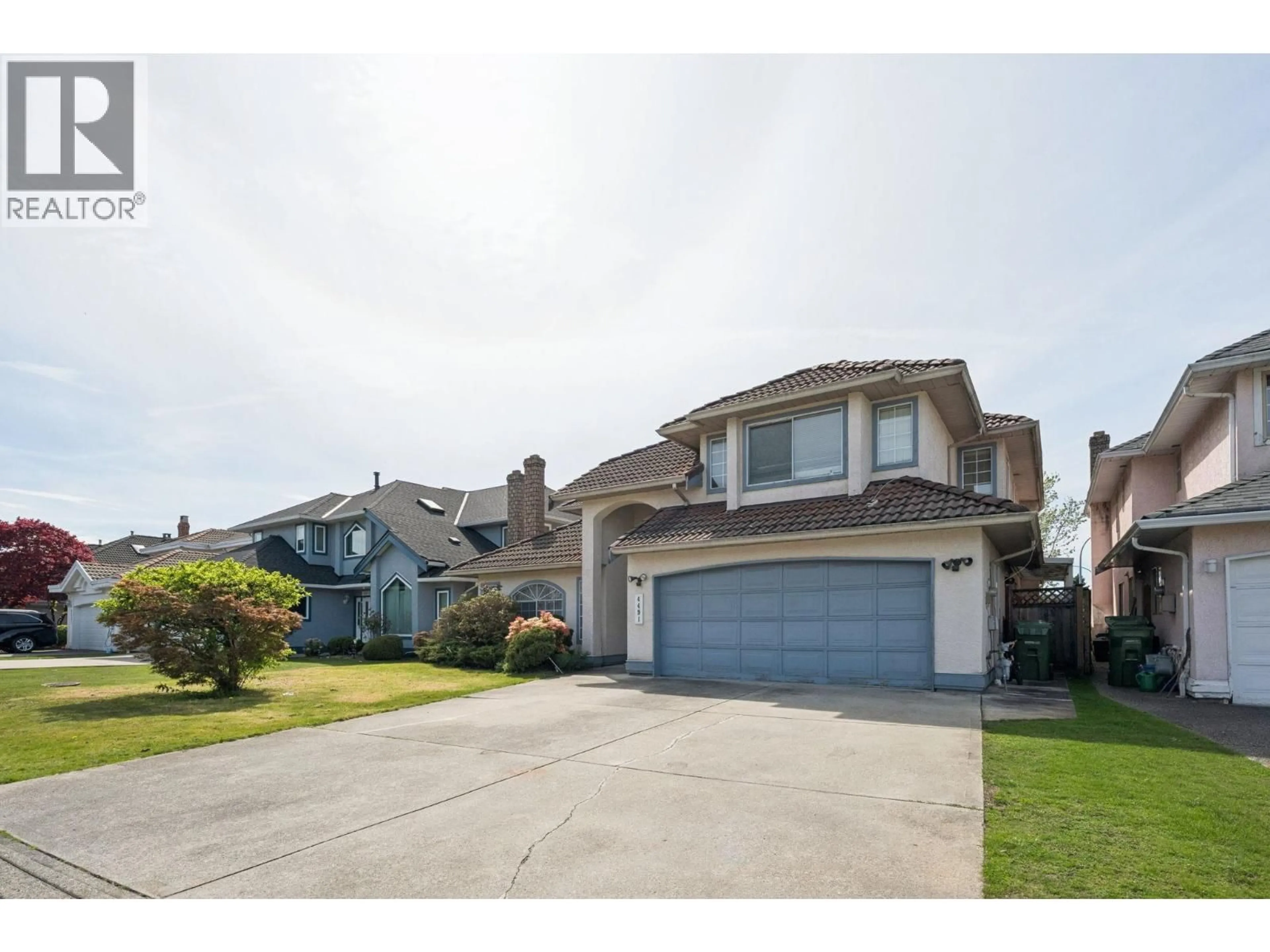 A pic from outside/outdoor area/front of a property/back of a property/a pic from drone, street for 4491 CARTER DRIVE, Richmond British Columbia V6X3V1