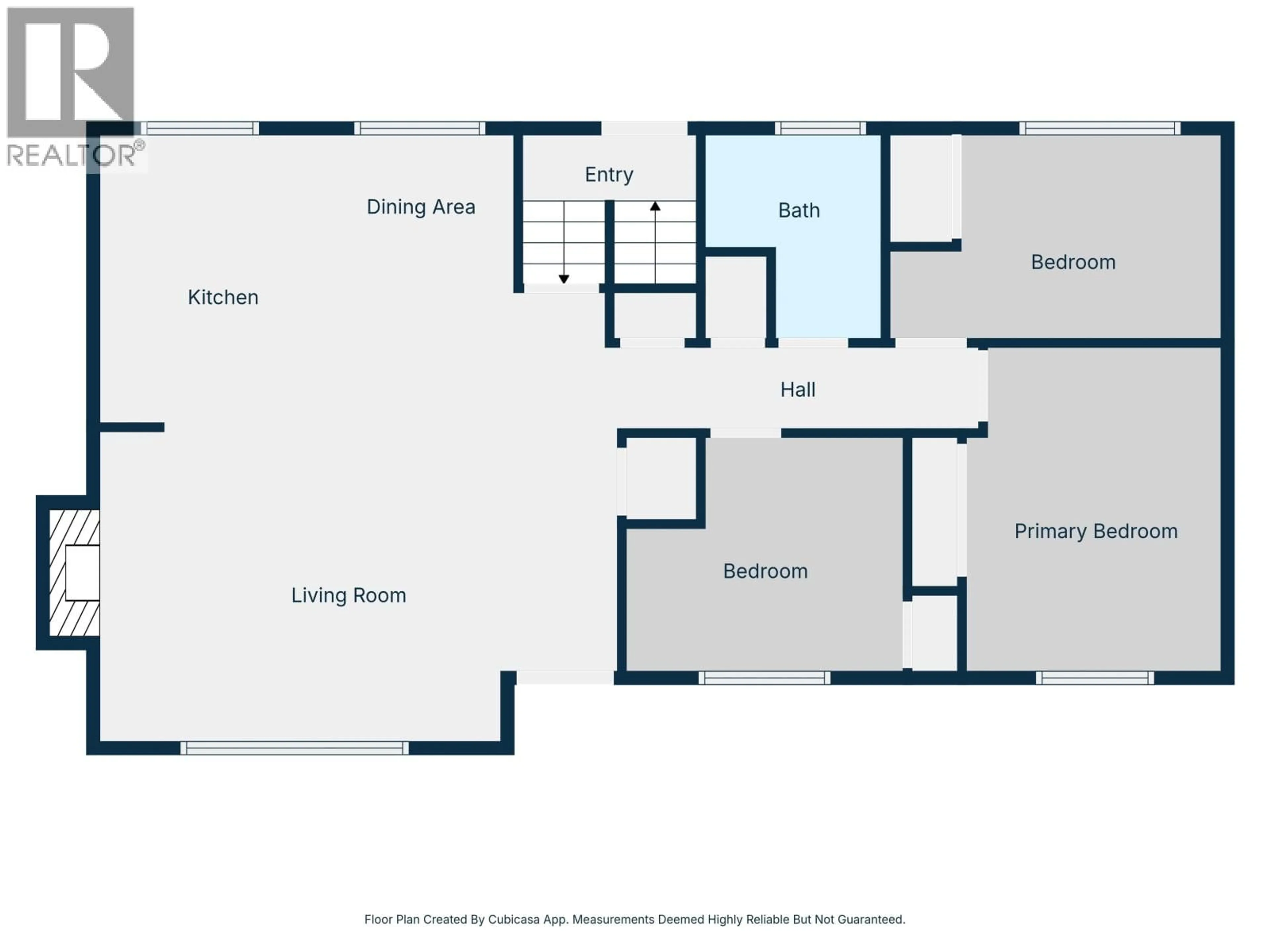 Floor plan for 6033 SELKIRK CRESCENT, Prince George British Columbia V2N2G9