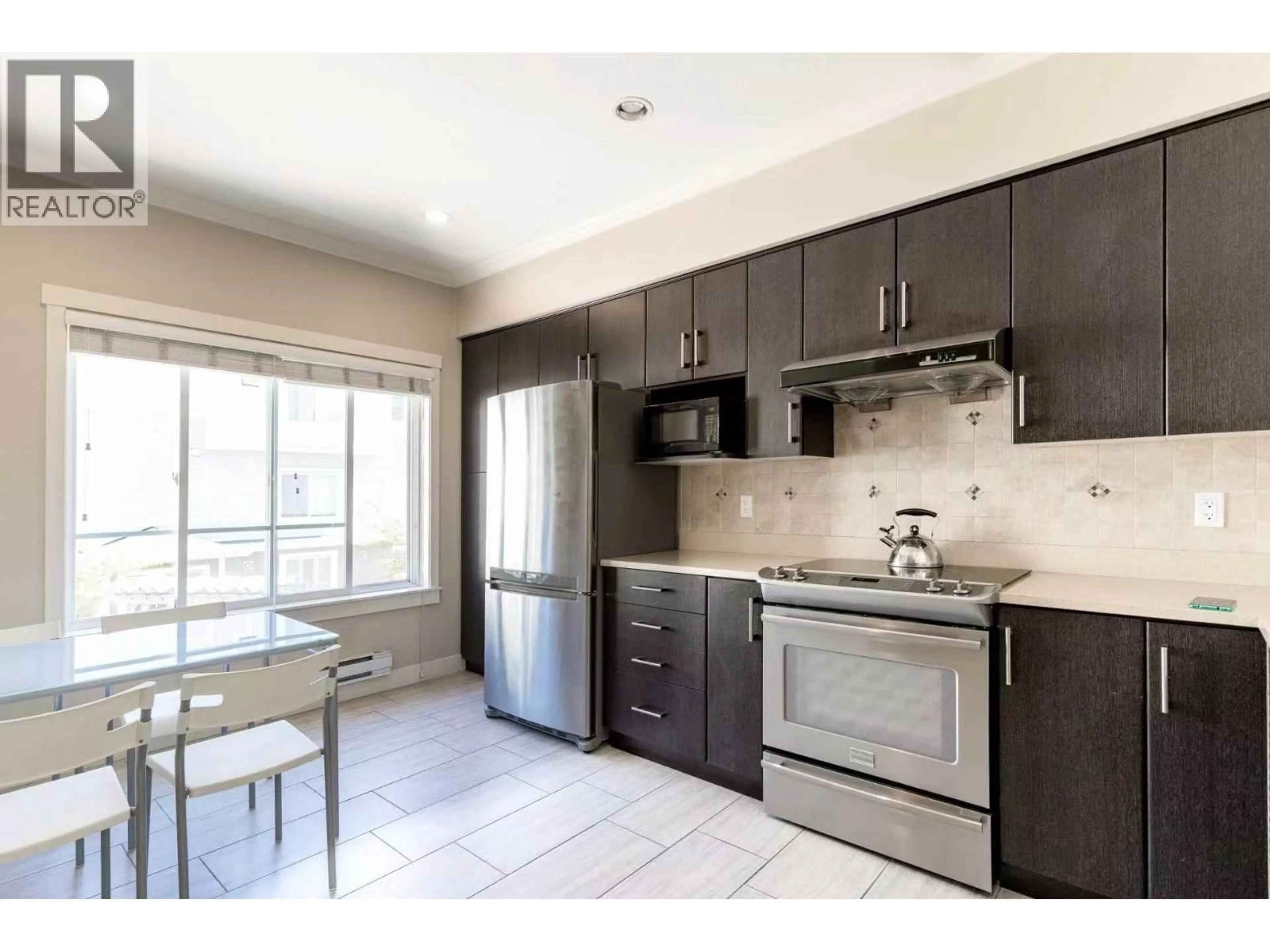 Standard kitchen, ceramic/tile floor for 24 - 9811 FERNDALE ROAD, Richmond British Columbia V6Y1X4