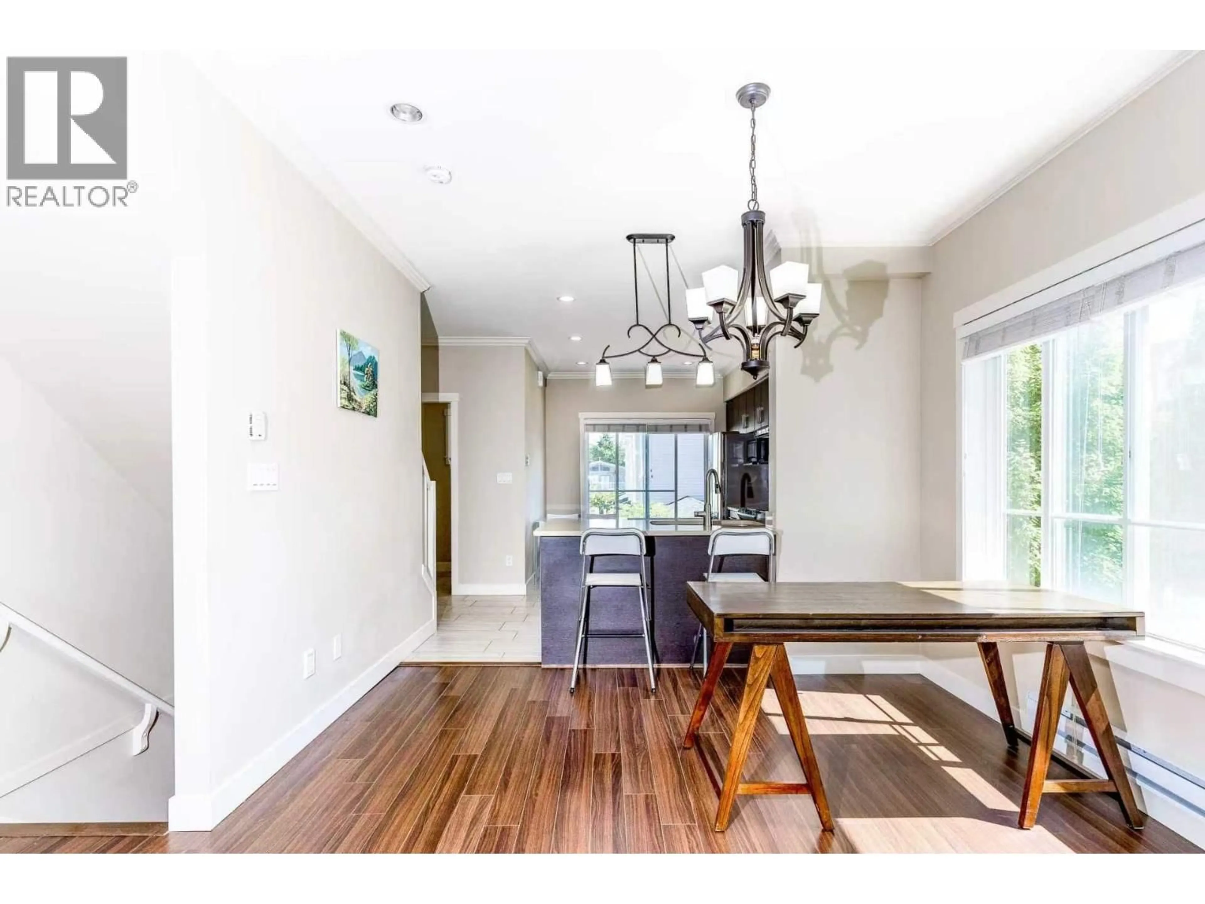 Dining room, wood/laminate floor for 24 - 9811 FERNDALE ROAD, Richmond British Columbia V6Y1X4