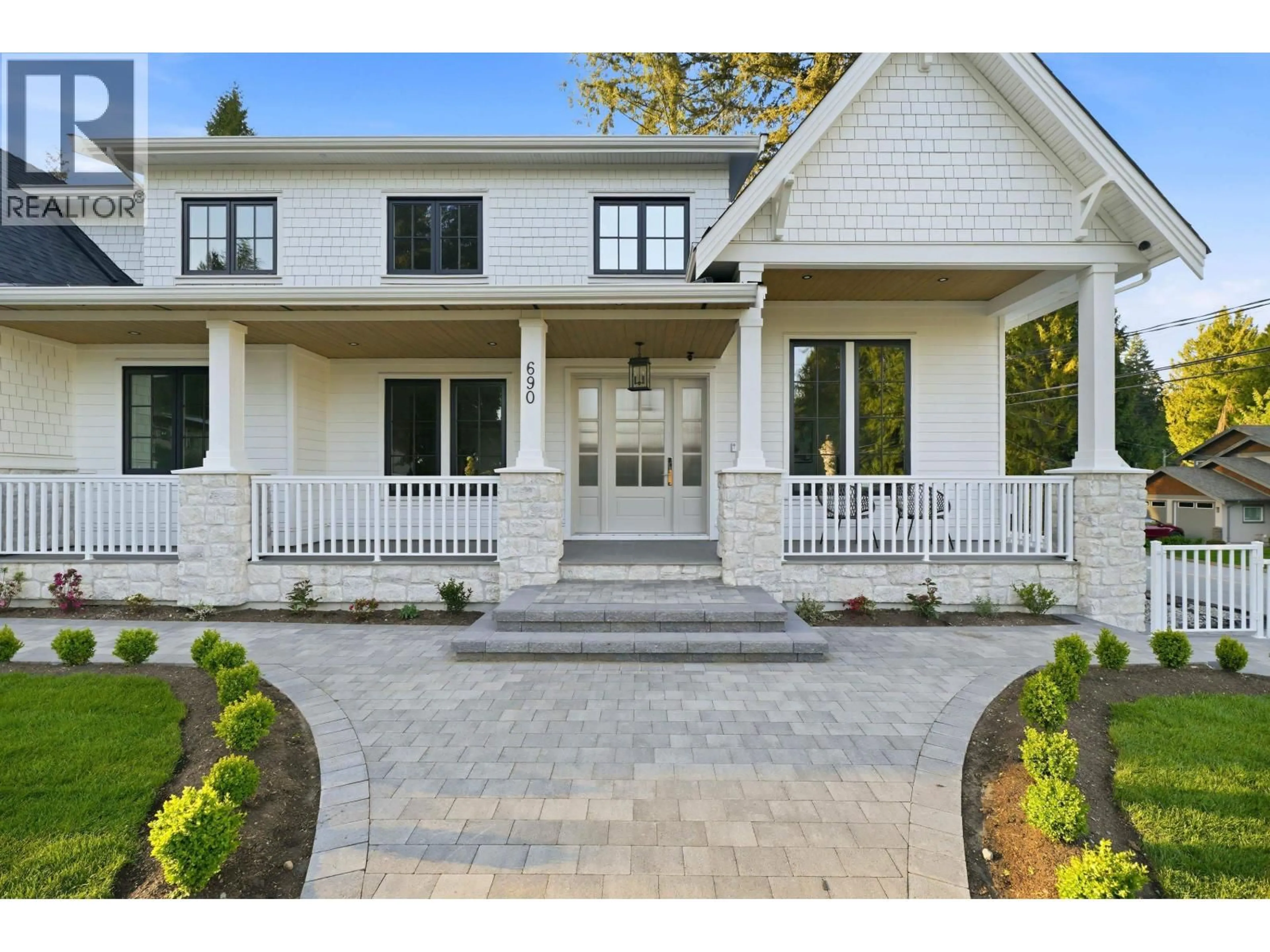 Home with brick exterior material, street for 690 WINDSOR ROAD, North Vancouver British Columbia V7N1K7