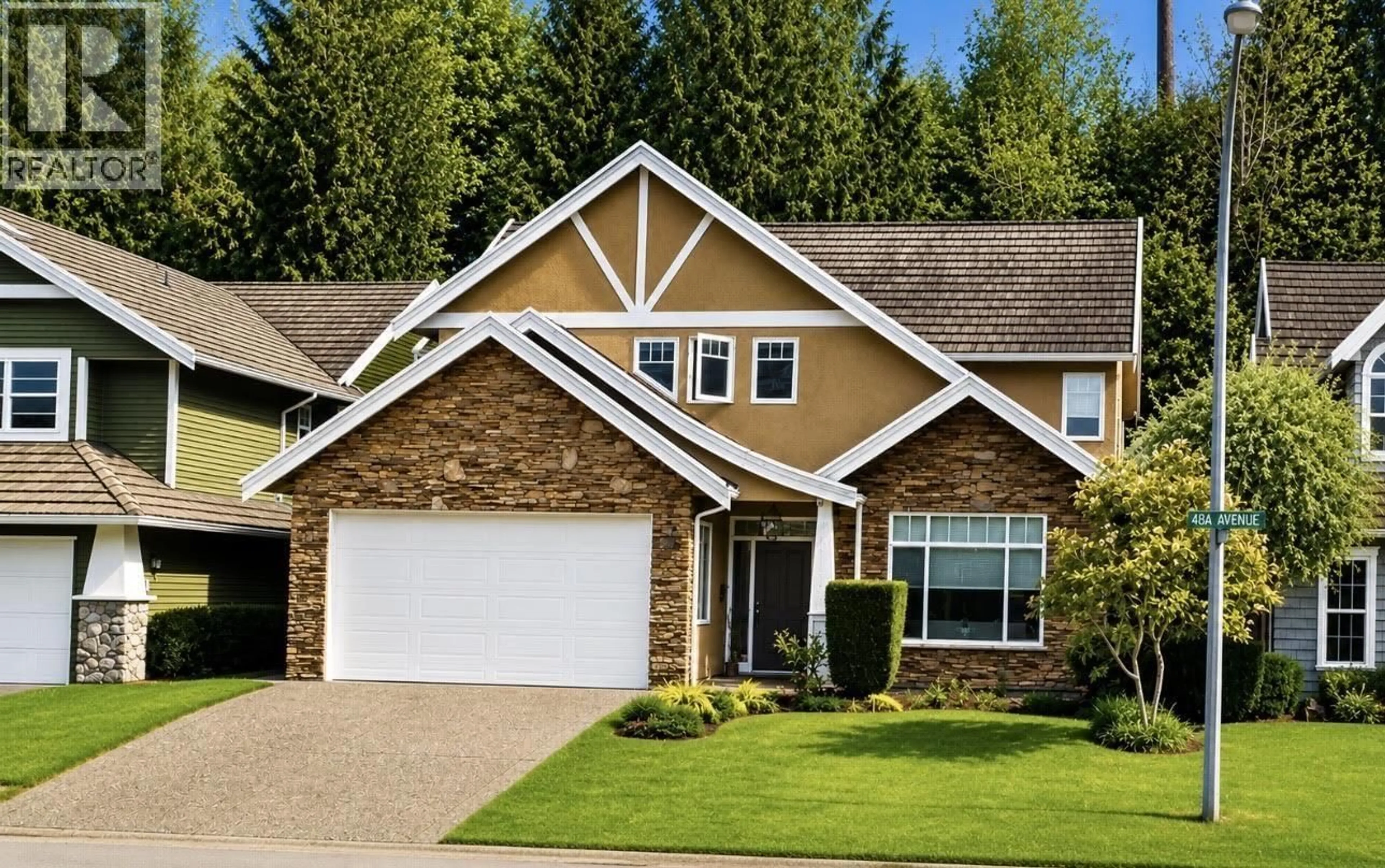 Home with vinyl exterior material, street for 5268 GLEN ABBEY PLACE, Delta British Columbia V4M4H1