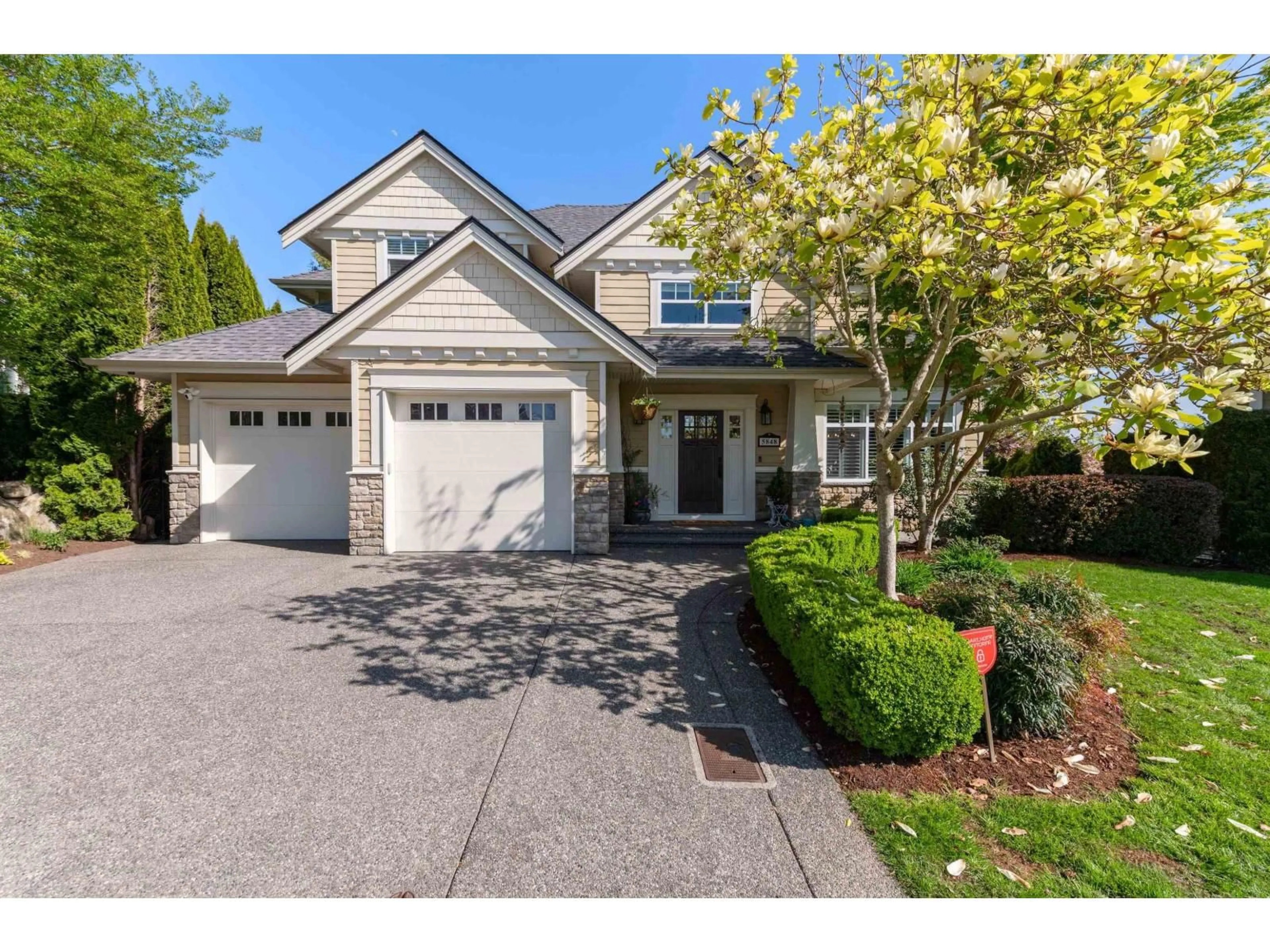 Home with vinyl exterior material, street for 5848 163B STREET, Surrey British Columbia V3S4Y5