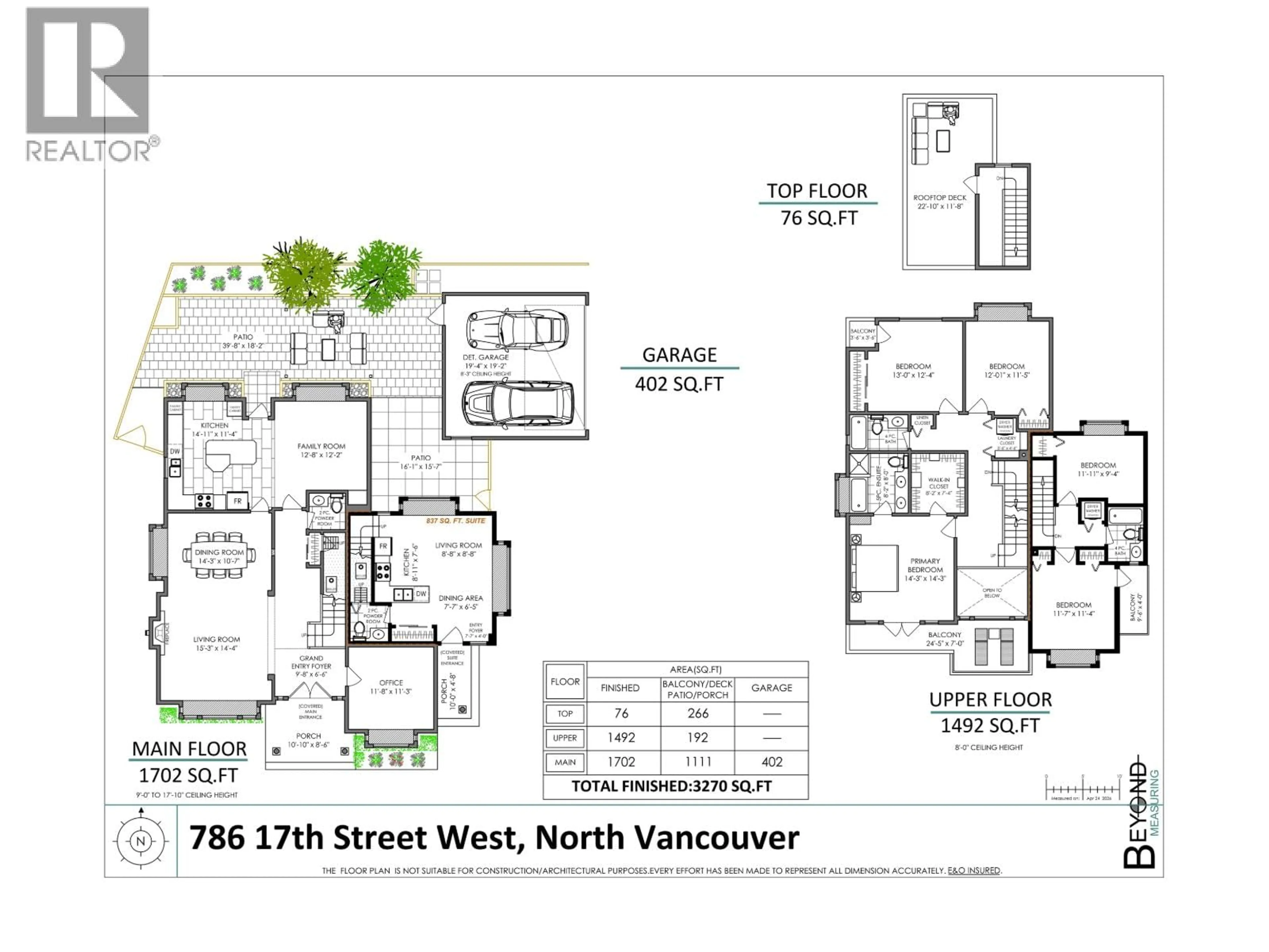 Floor plan for 786 17TH STREET, North Vancouver British Columbia V7P3S9