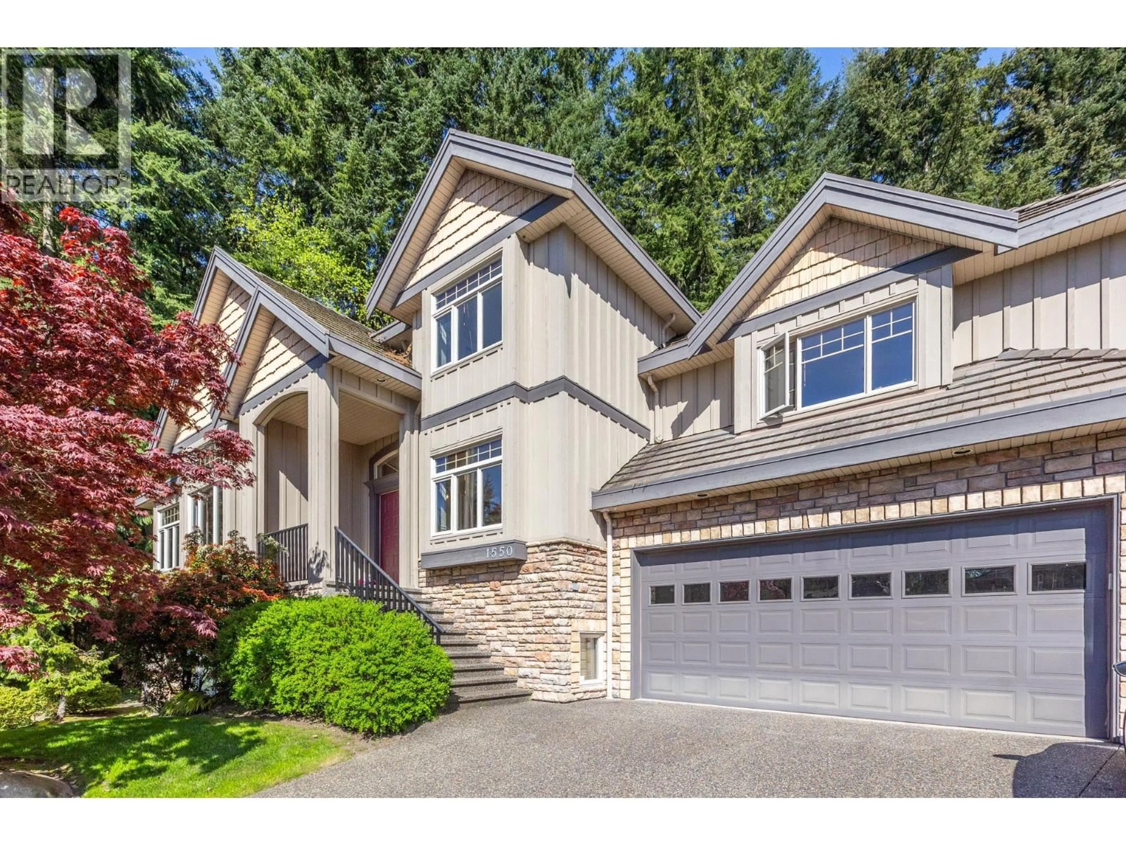 Home with vinyl exterior material, street for 1550 ROCKCRESS PLACE, Coquitlam British Columbia V3E2Y1