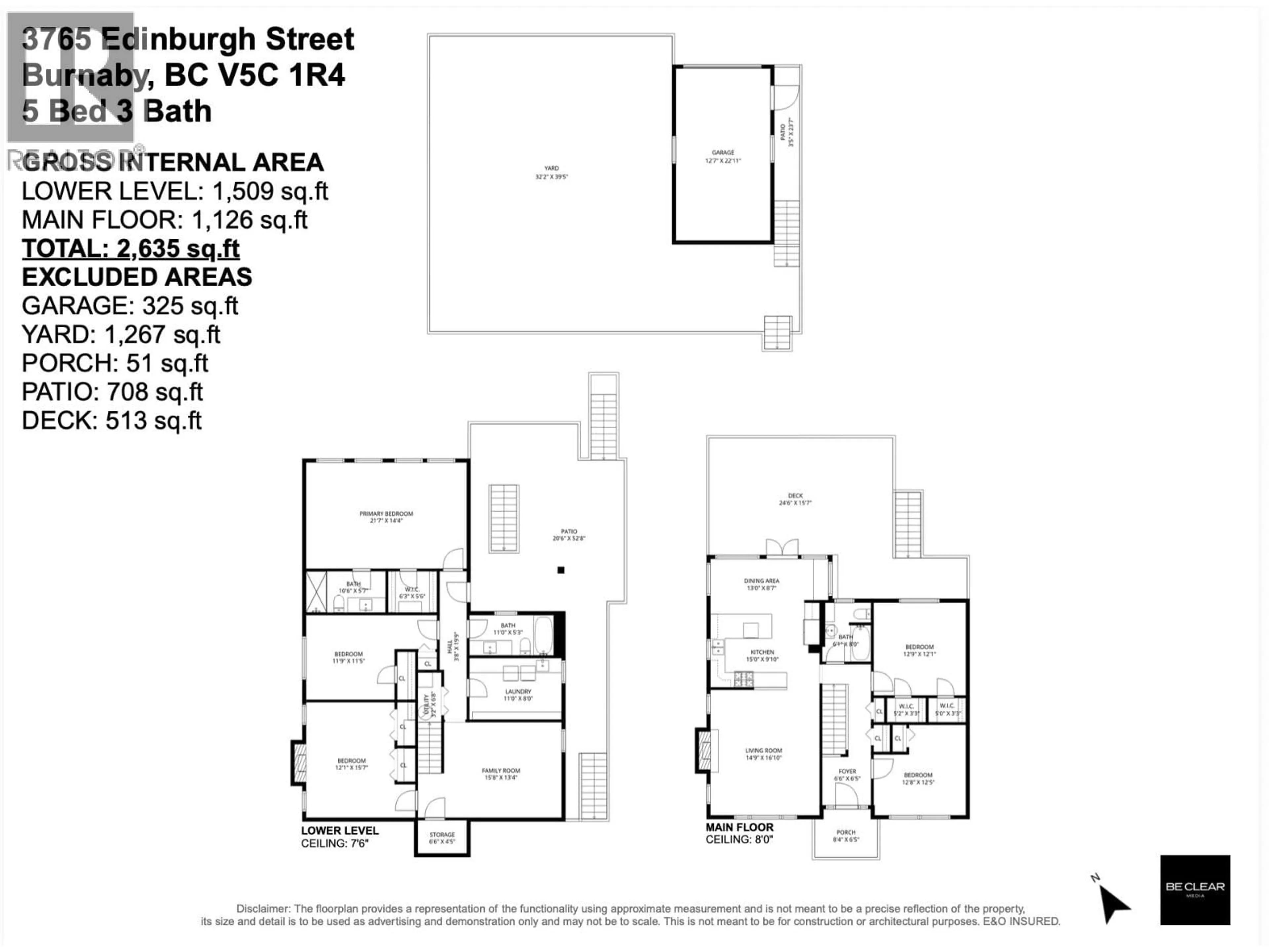 Floor plan for 3765 EDINBURGH STREET, Burnaby British Columbia V5C1R4
