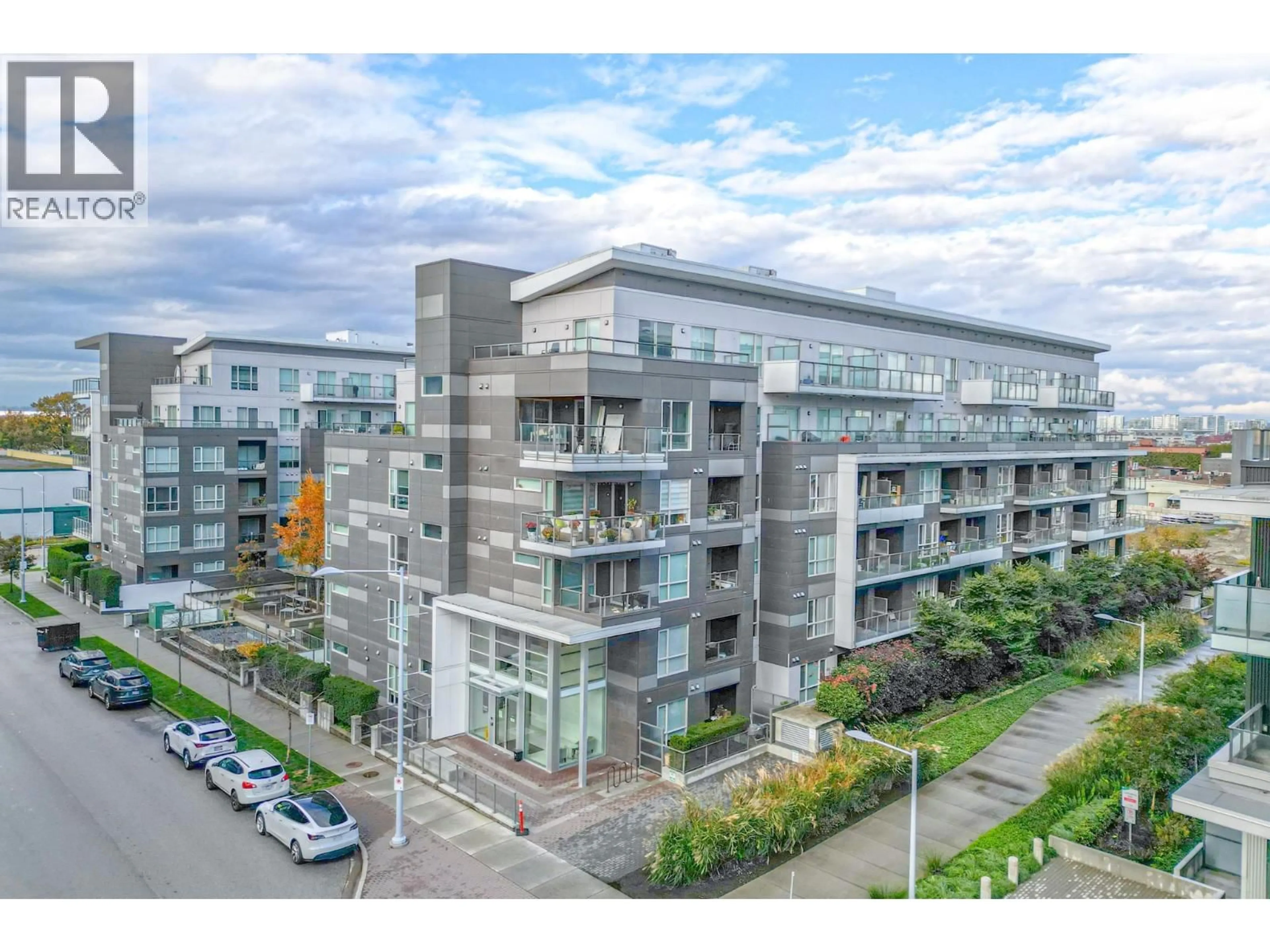 A pic from outside/outdoor area/front of a property/back of a property/a pic from drone, unknown for 210 - 7008 RIVER PARKWAY, Richmond British Columbia V6X0R1