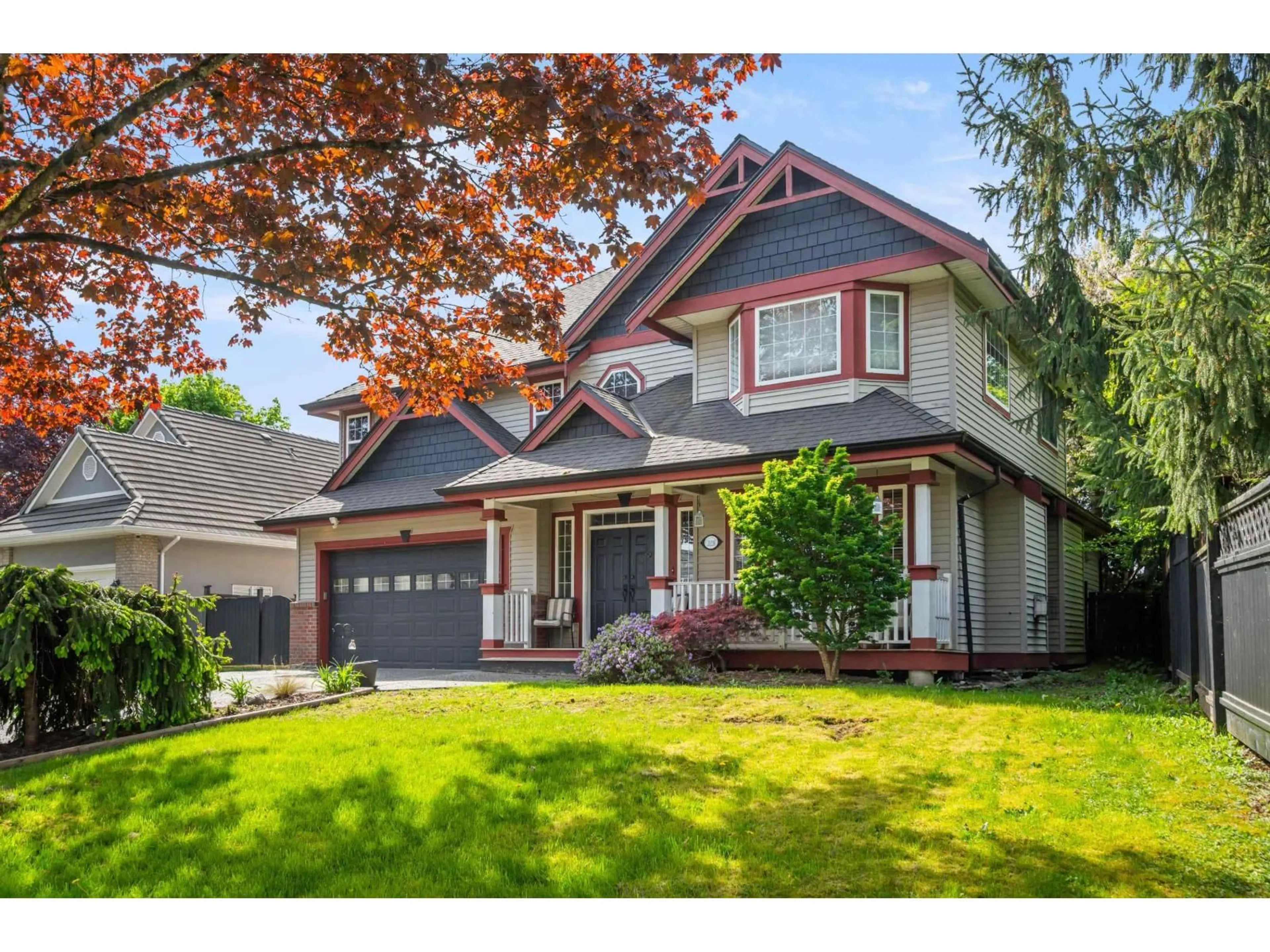 Home with vinyl exterior material, street for 20218 93 AVENUE, Langley British Columbia V1M3Y1