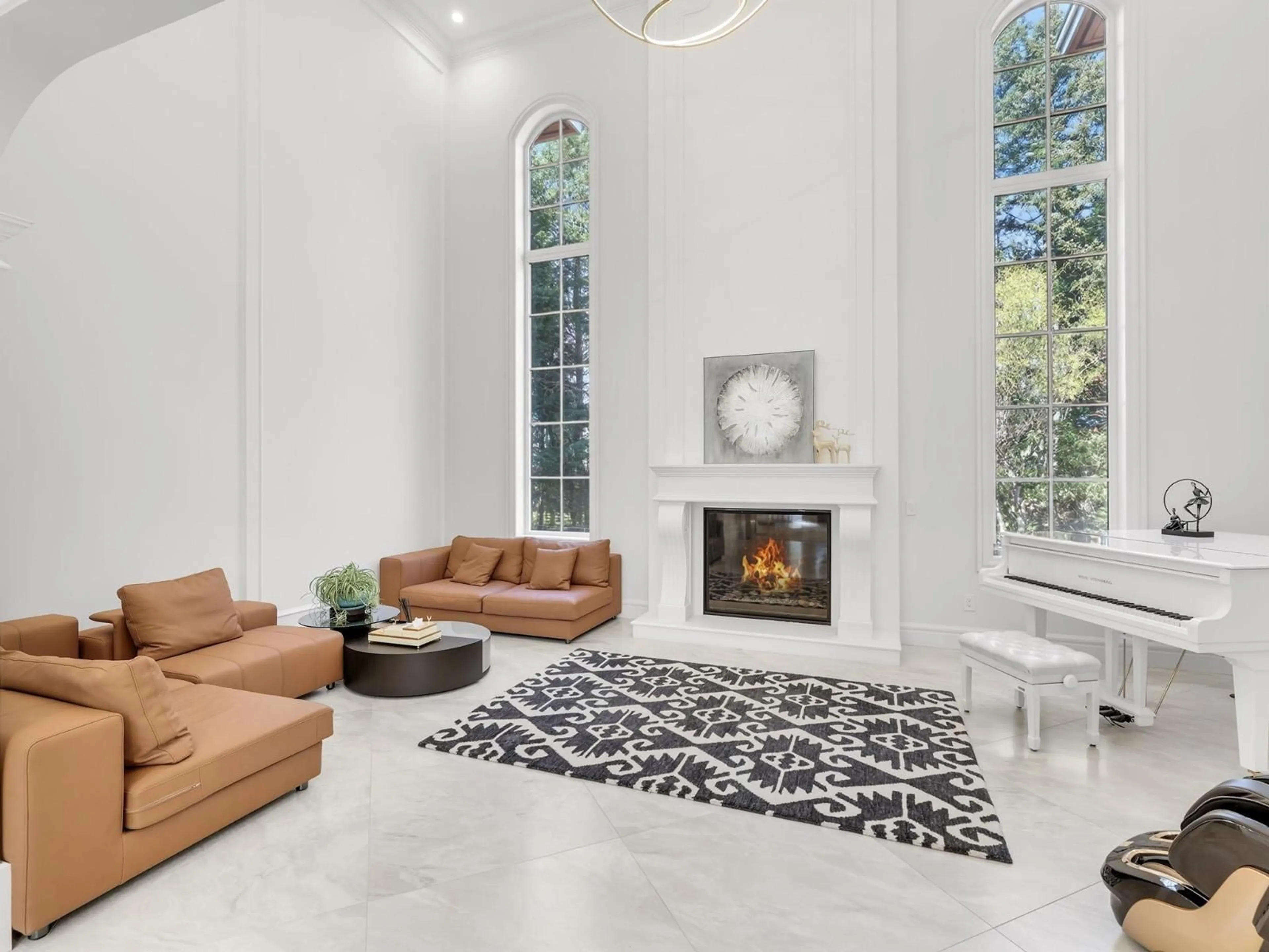 Living room with furniture, ceramic/tile floor for 16375 30B AVENUE, Surrey British Columbia V3S0E3