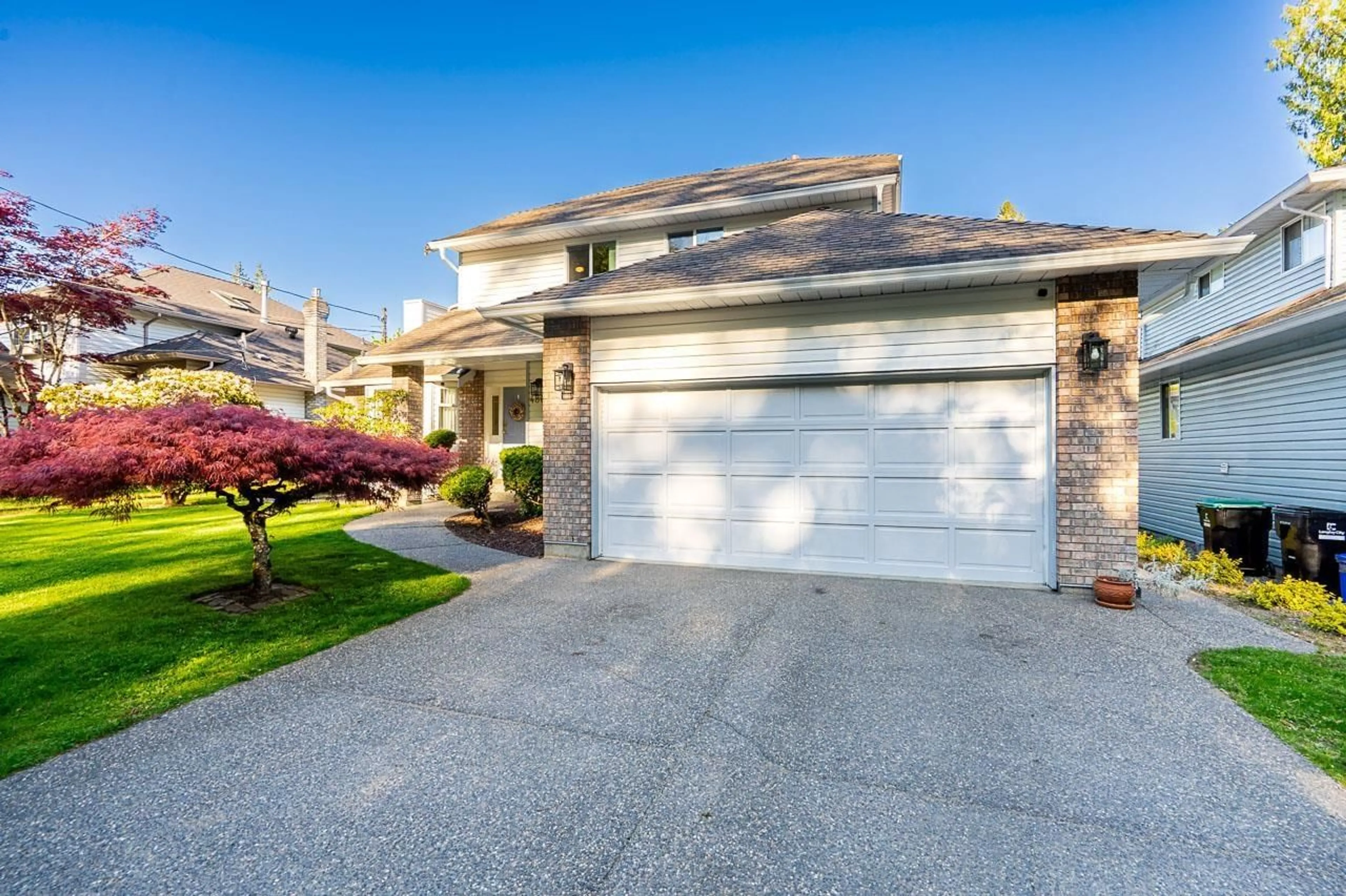 Home with vinyl exterior material, street for 4866 196TH STREET STREET, Langley British Columbia V3A7Z7