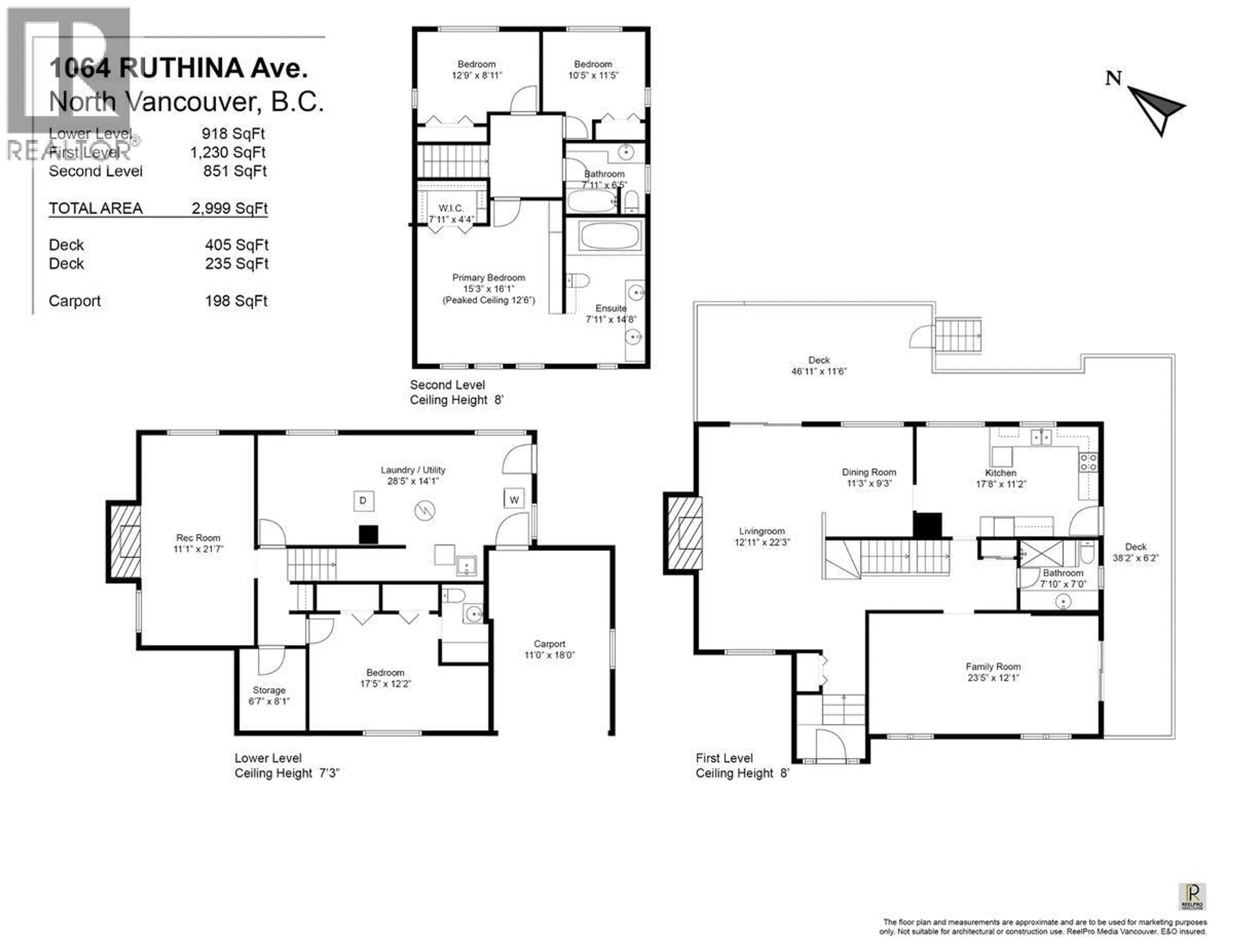 Floor plan for 1064 RUTHINA AVENUE, North Vancouver British Columbia V7R2E6