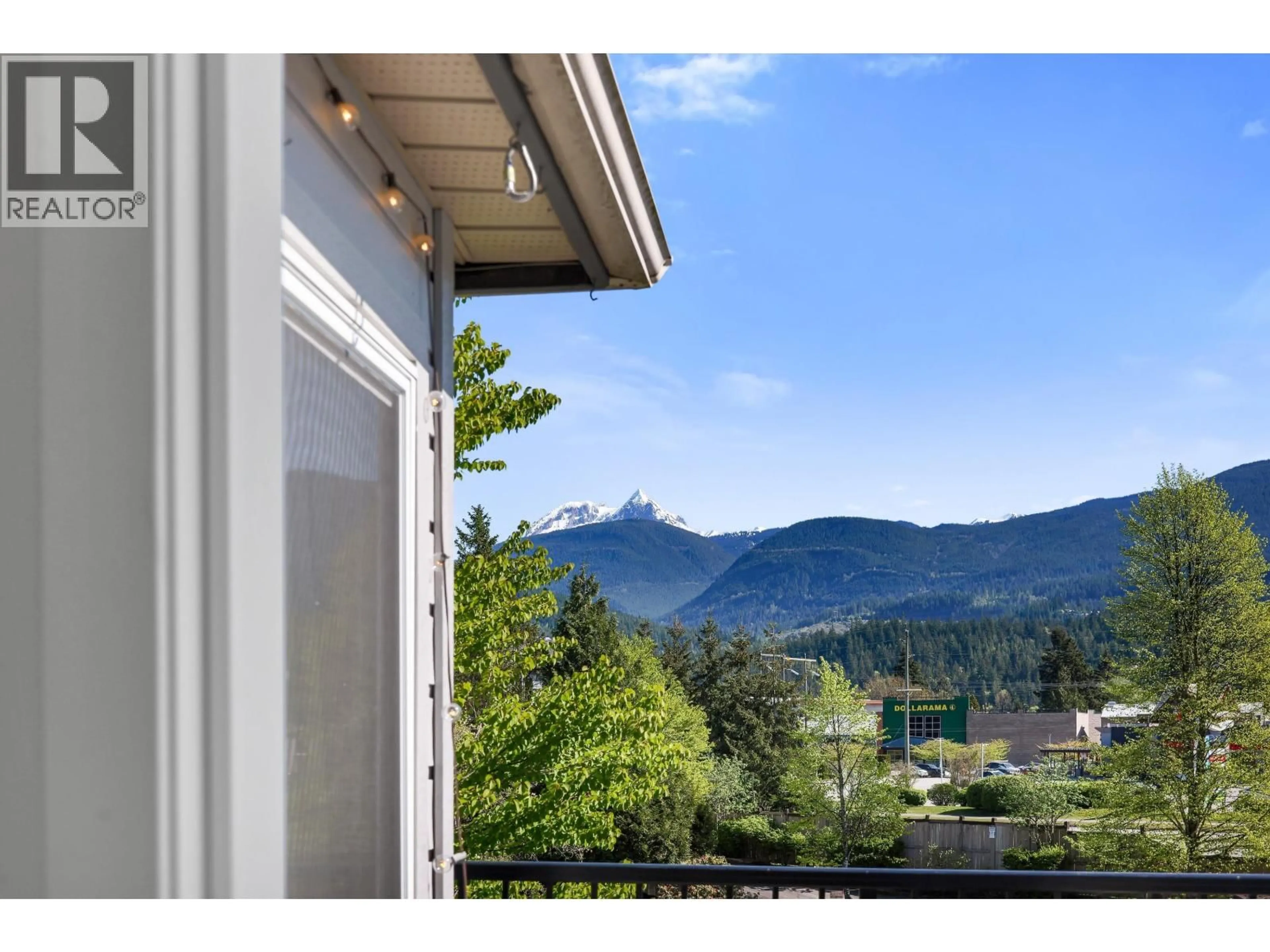Balcony in the apartment, mountain view for C311 - 40140 WILLOW CRESCENT, Squamish British Columbia V8B0M1