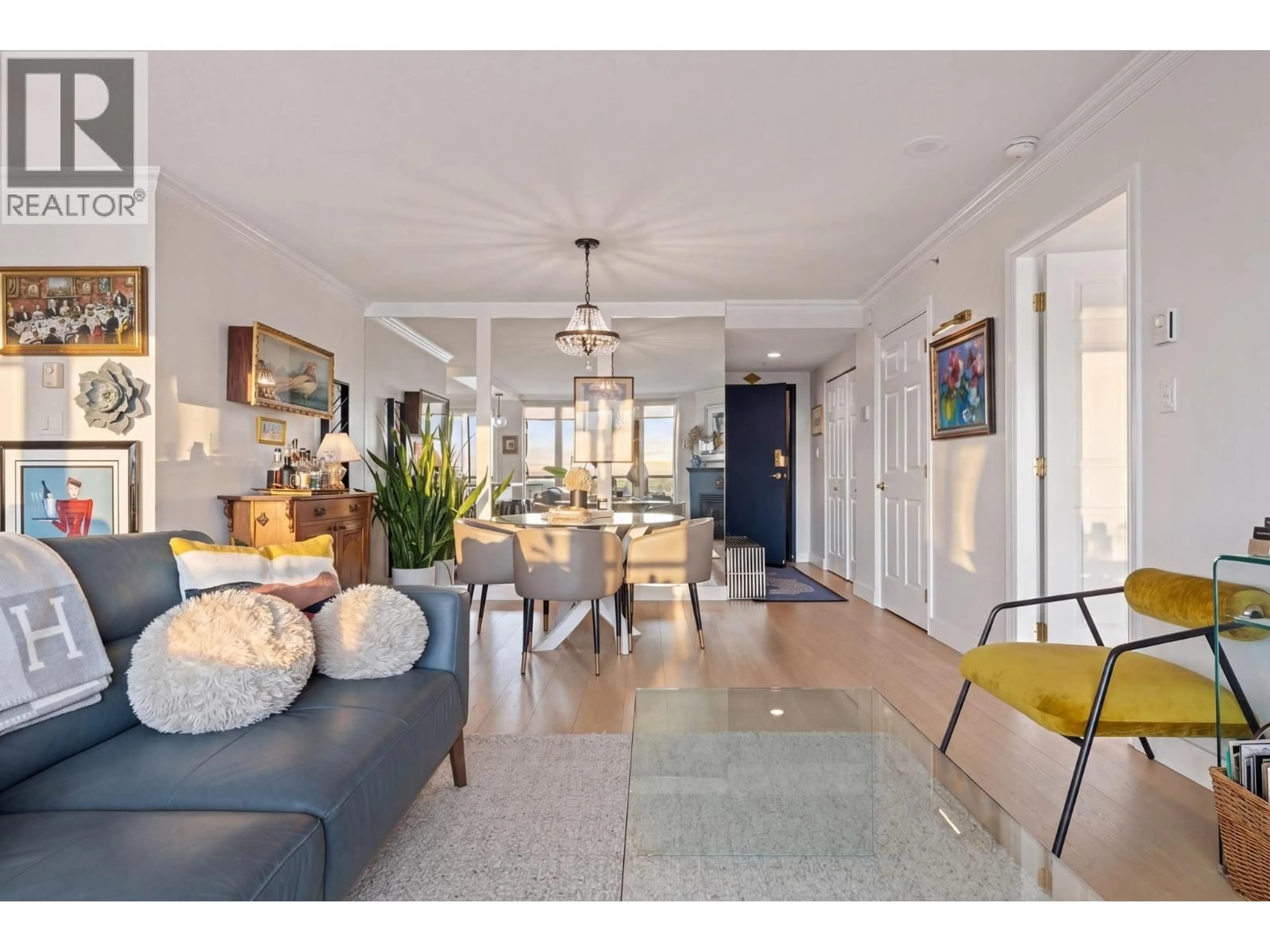 Living room with furniture, unknown for 1208 - 10 LAGUNA COURT, New Westminster British Columbia V3M6W3