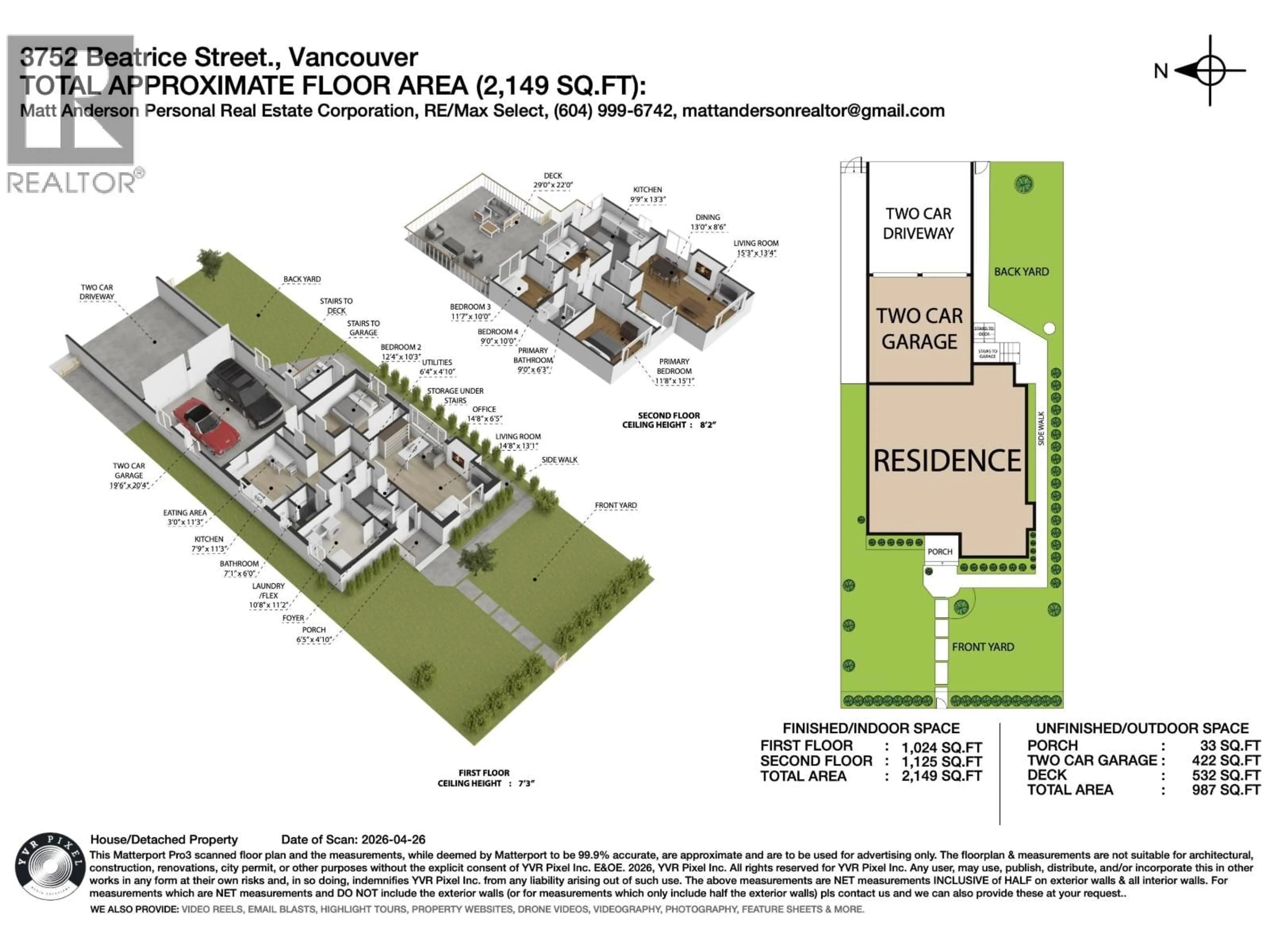 Floor plan for 3752 BEATRICE STREET, Vancouver British Columbia V5N4H5