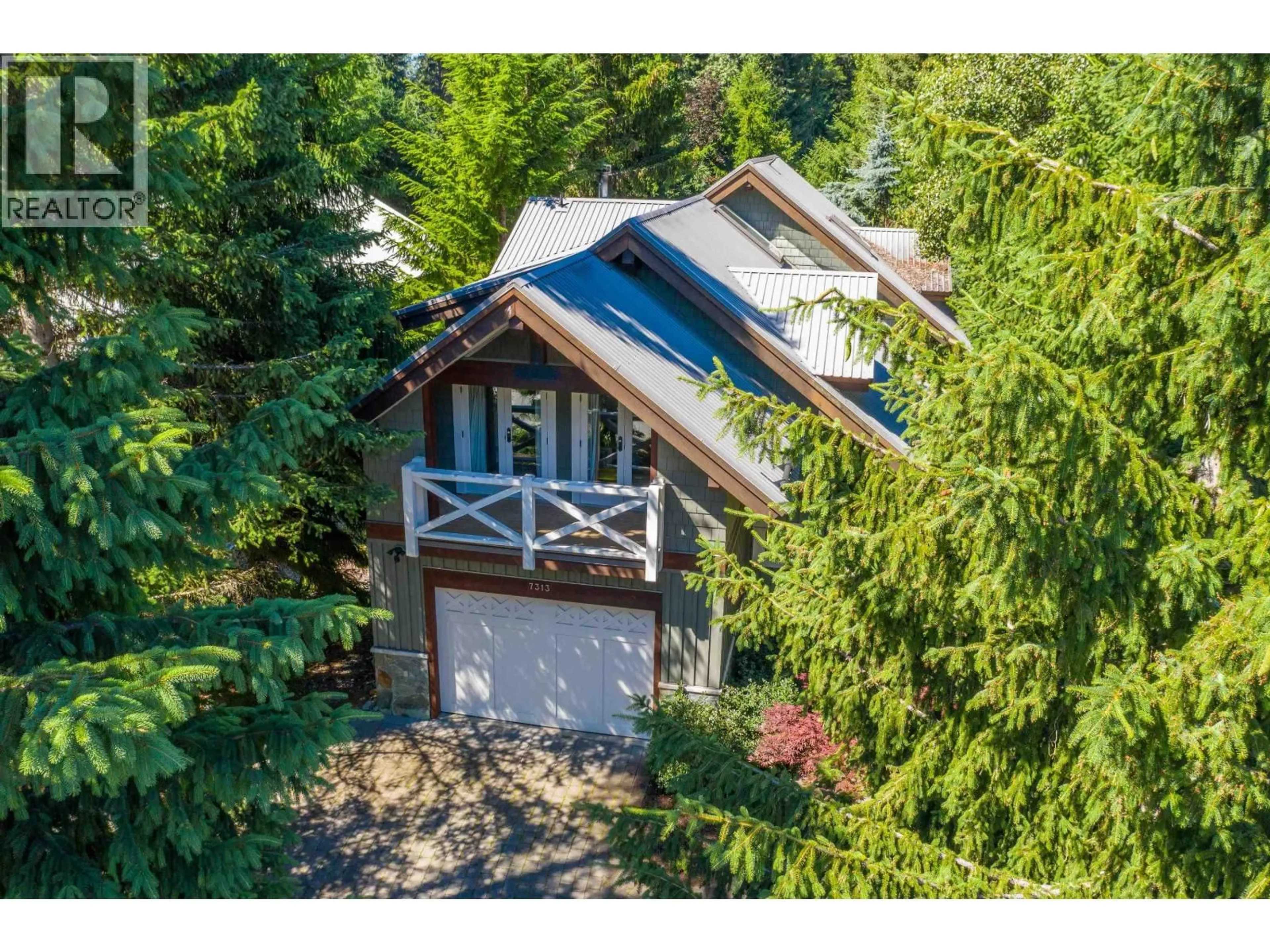 A pic from outside/outdoor area/front of a property/back of a property/a pic from drone, forest/trees view for 7313 FITZSIMMONS ROAD SOUTH, Whistler British Columbia V8E0E5