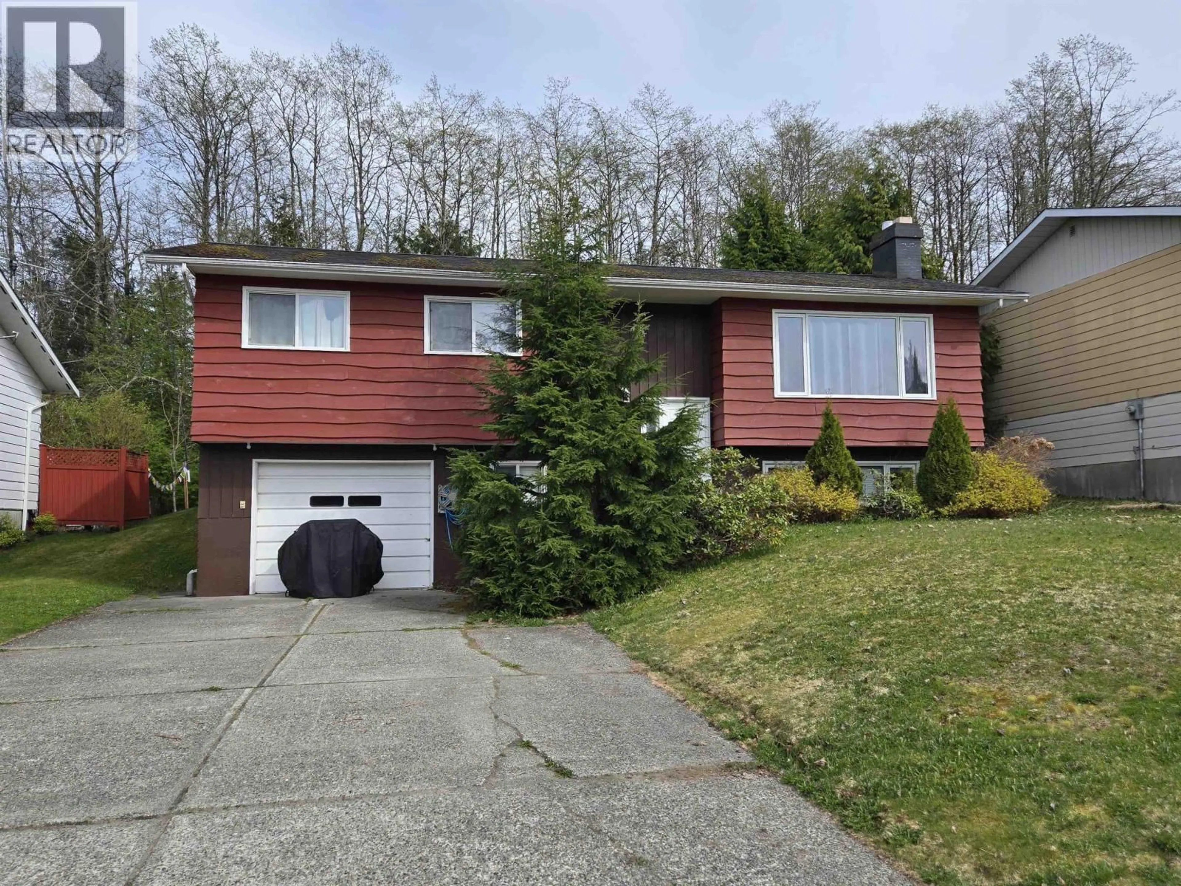 Home with vinyl exterior material, street for 99 CHARLES STREET, Kitimat British Columbia V8C2J4