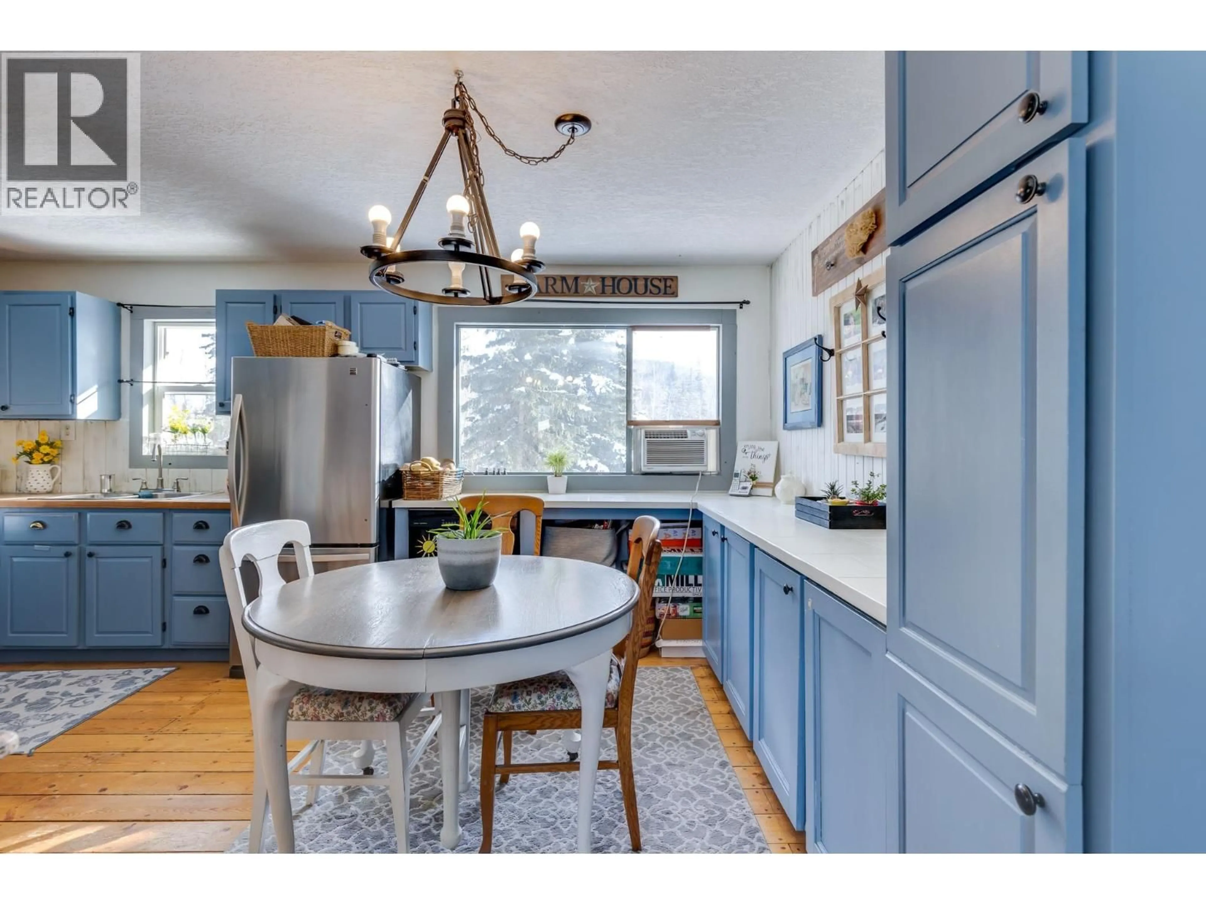 Open concept kitchen, wood/laminate floor for 17165 PERRY ROAD, Prince George British Columbia V2K5E3