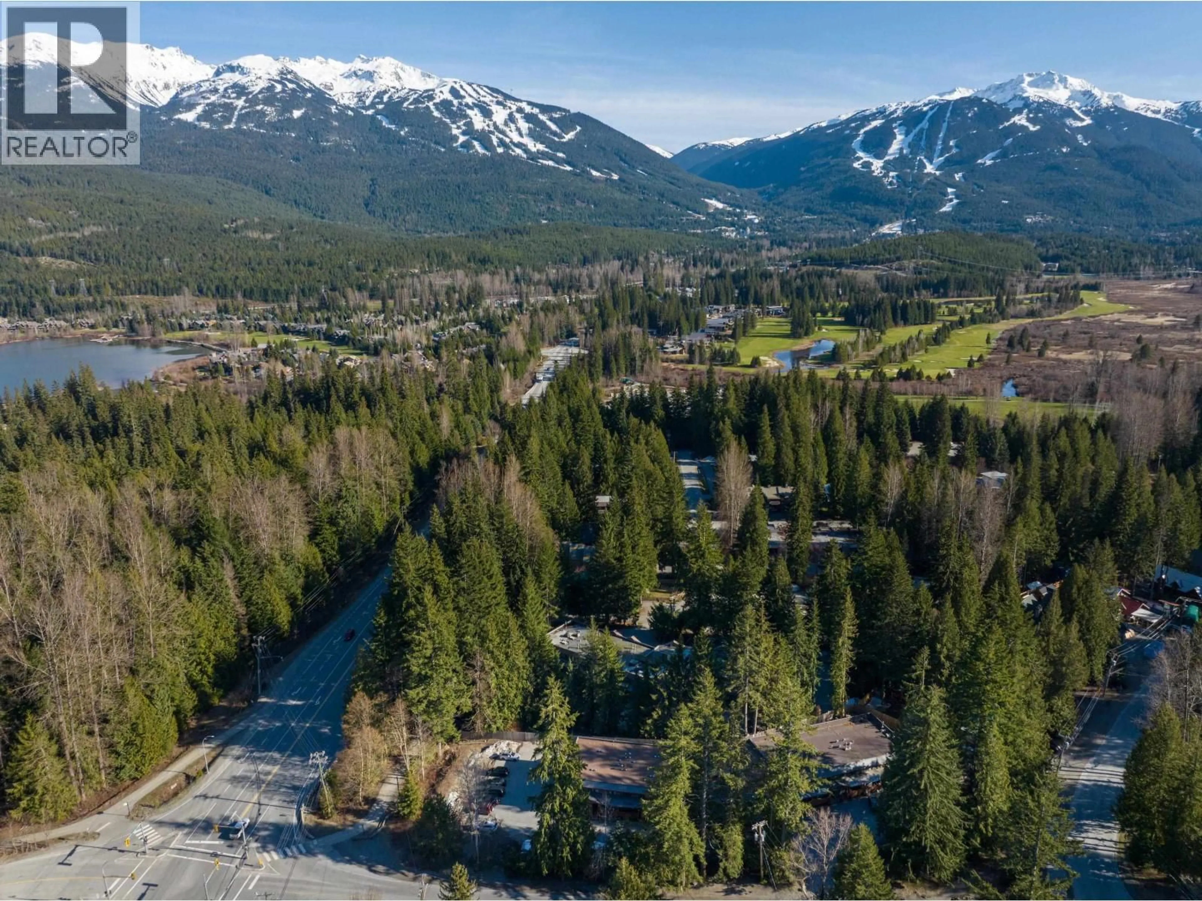 A pic from outside/outdoor area/front of a property/back of a property/a pic from drone, mountain view for 10 - 8100 ALPINE WAY, Whistler British Columbia V8E0G2