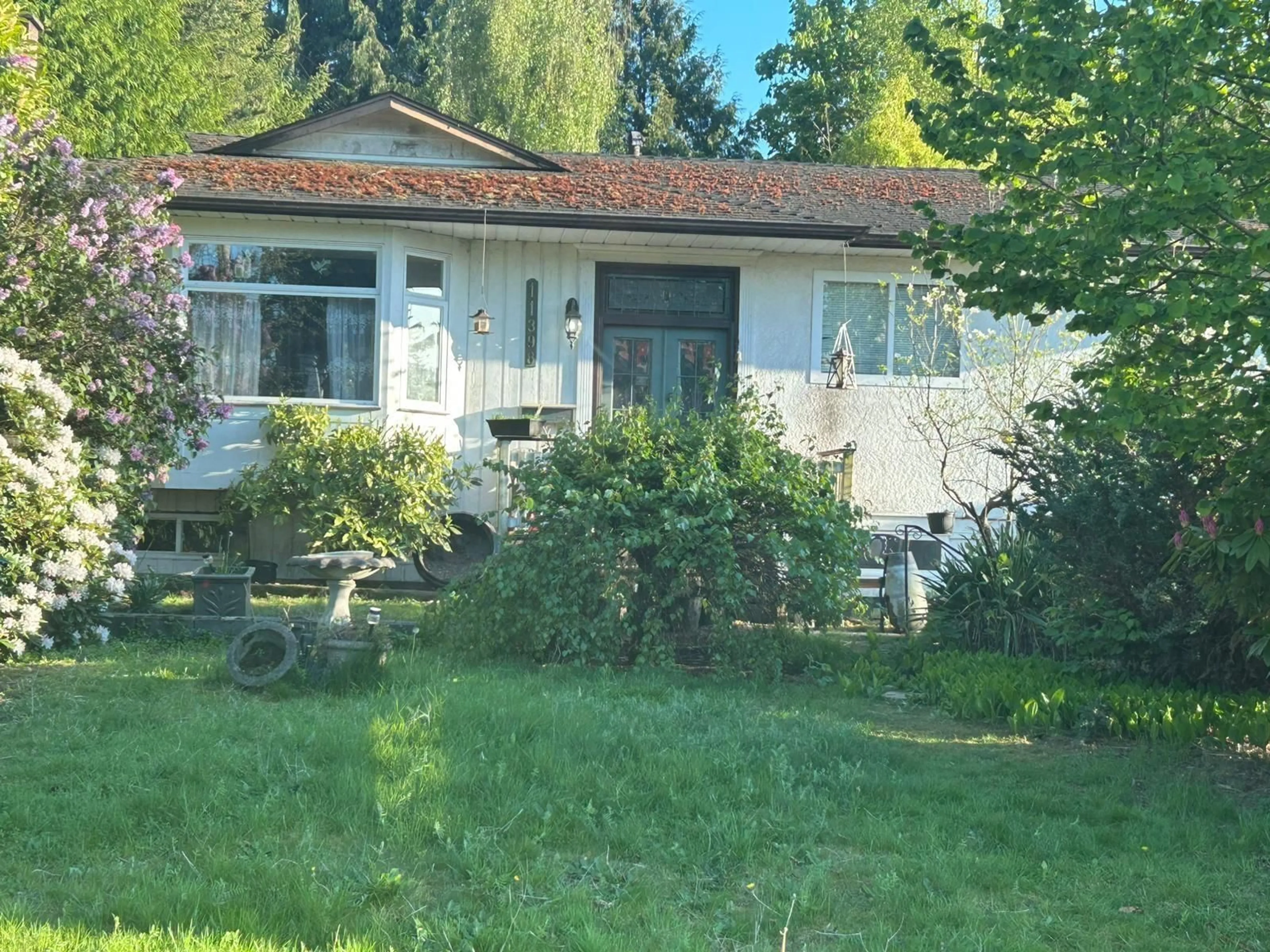 A pic from outside/outdoor area/front of a property/back of a property/a pic from drone, street for 11398 88A AVENUE, Delta British Columbia V4C3E4