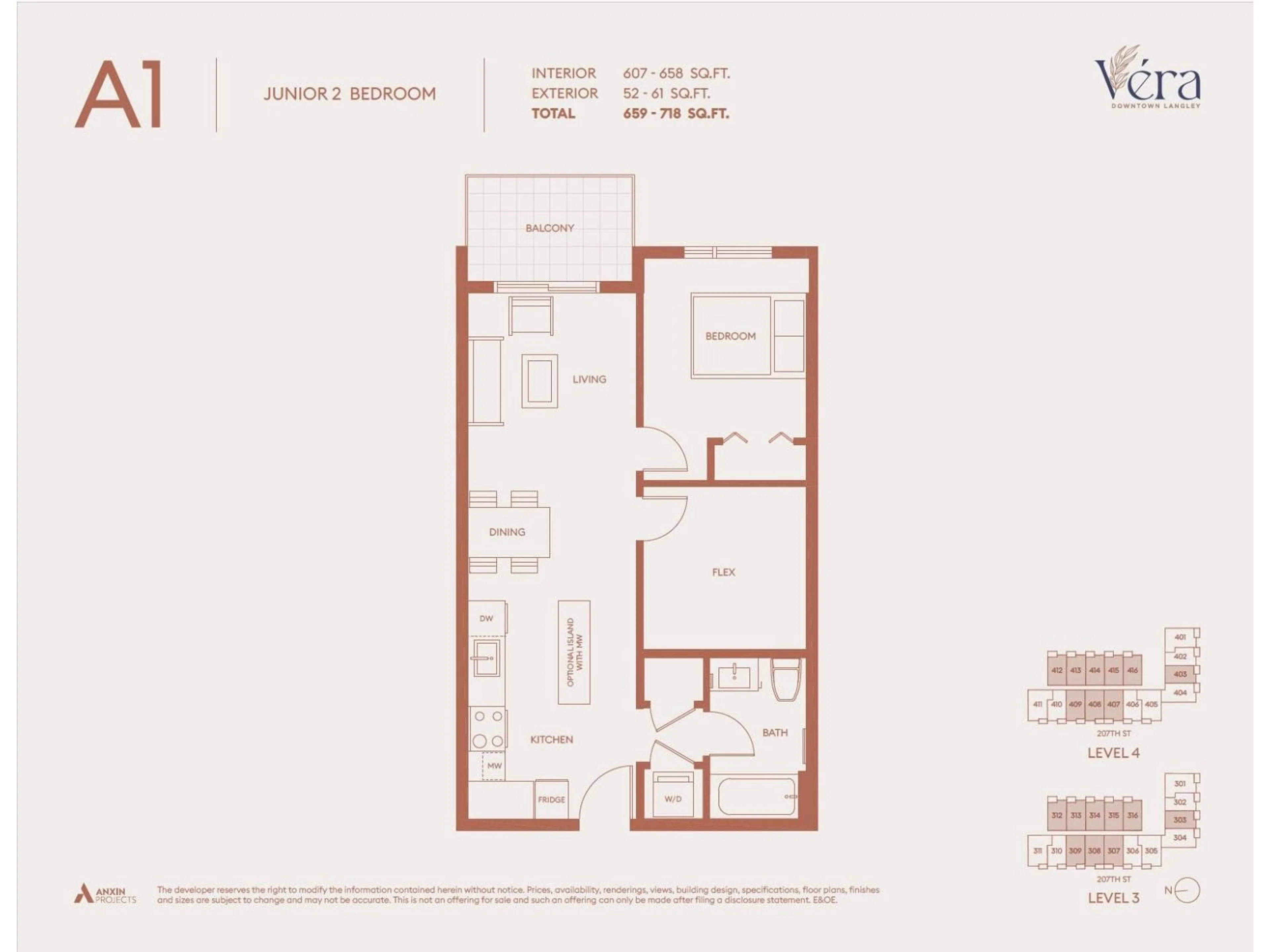 Floor plan for 308 - 5398 207 STREET, Langley British Columbia V3A2E6