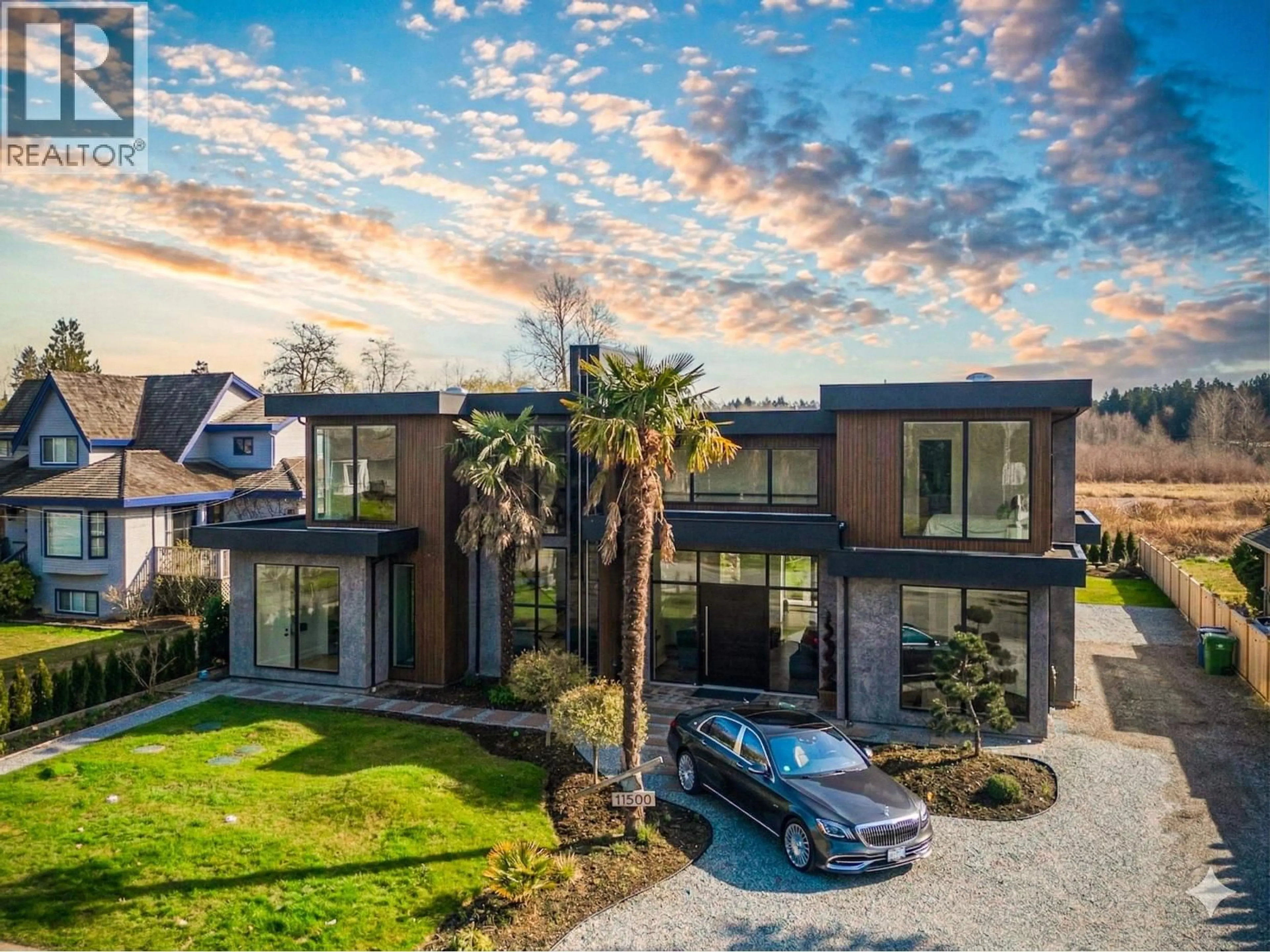 A pic from outside/outdoor area/front of a property/back of a property/a pic from drone, street for 11500 BLUNDELL ROAD, Richmond British Columbia V6Y1L3