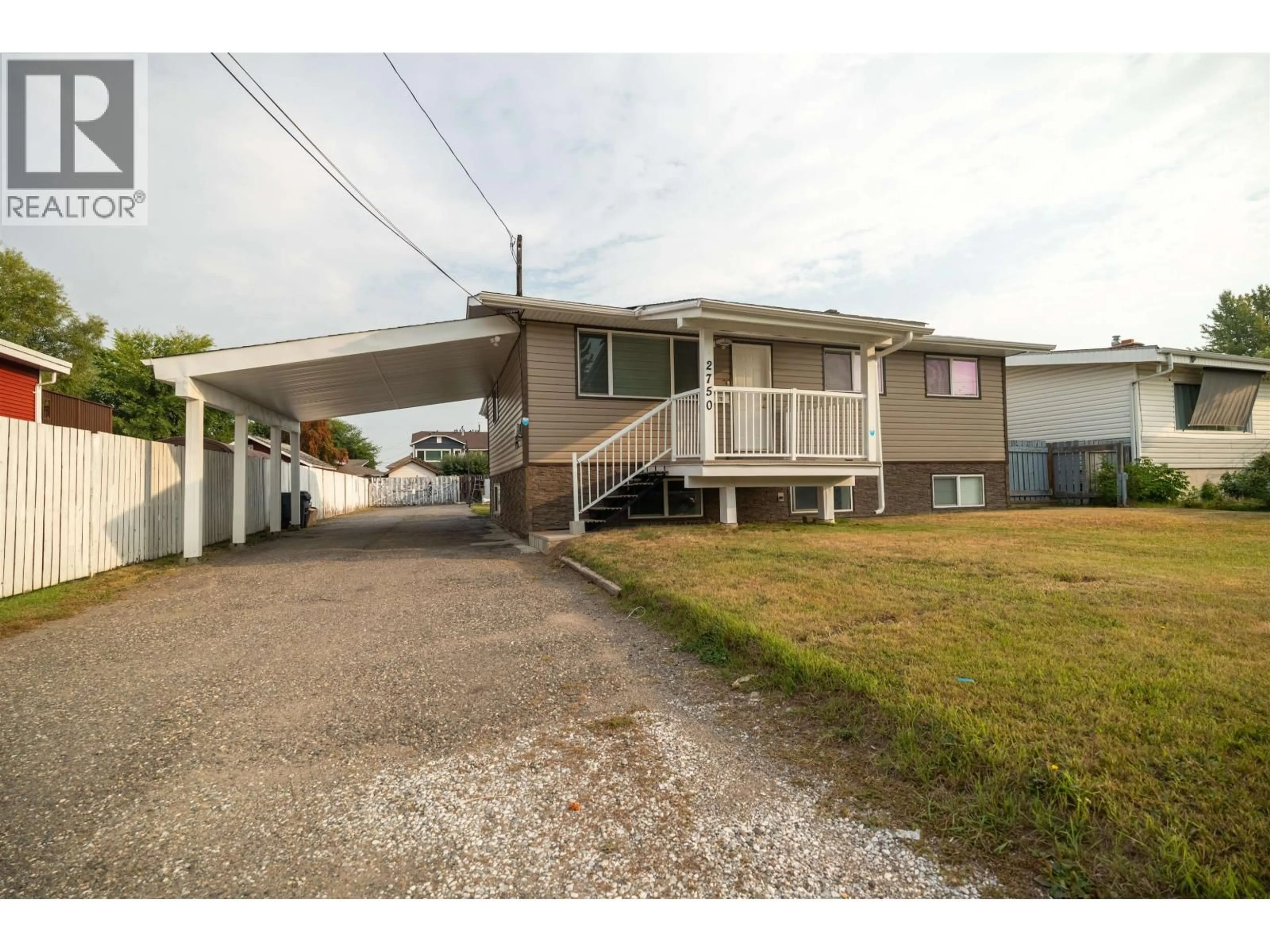 A pic from outside/outdoor area/front of a property/back of a property/a pic from drone, street for 2750 GOGOLIN ROAD, Prince George British Columbia V2N1M9