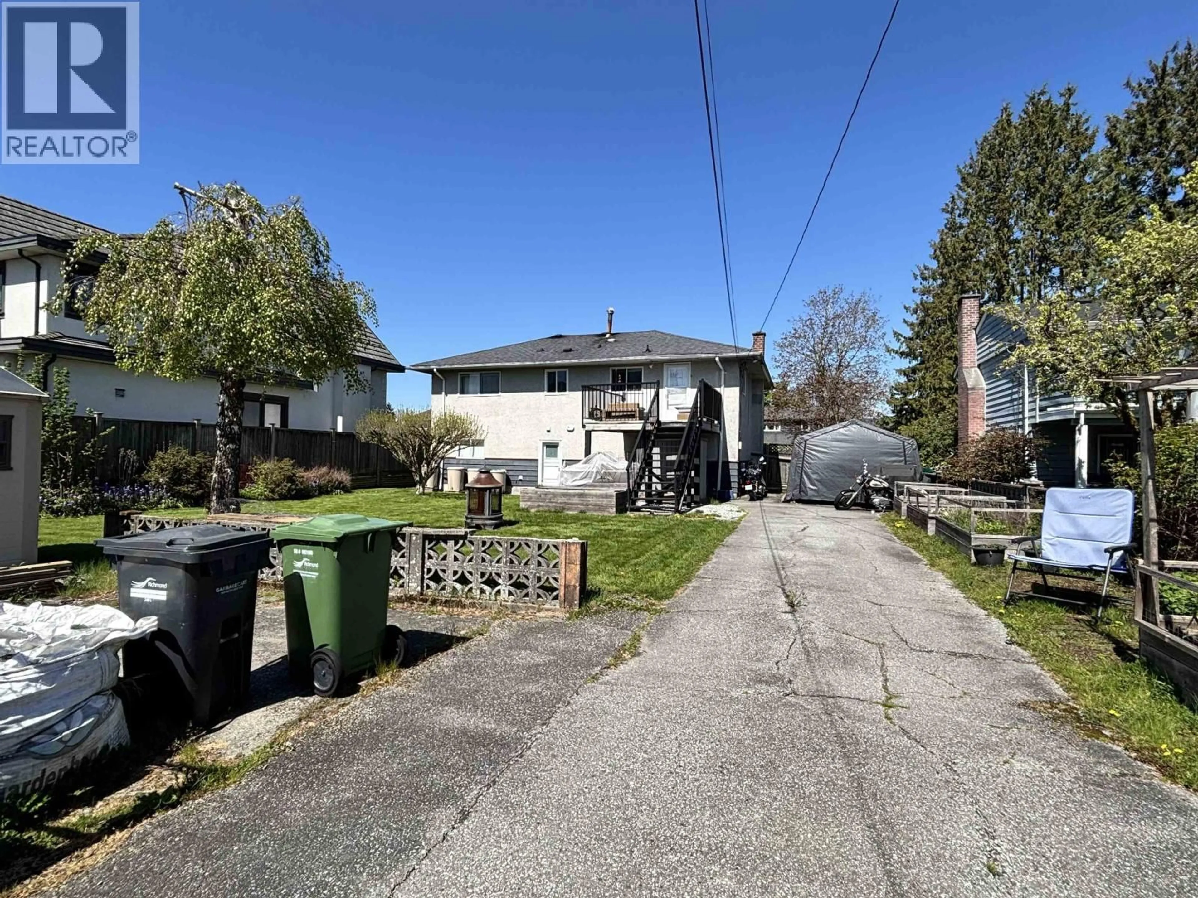 A pic from outside/outdoor area/front of a property/back of a property/a pic from drone, street for 7300 AFTON DRIVE, Richmond British Columbia V7A1A1
