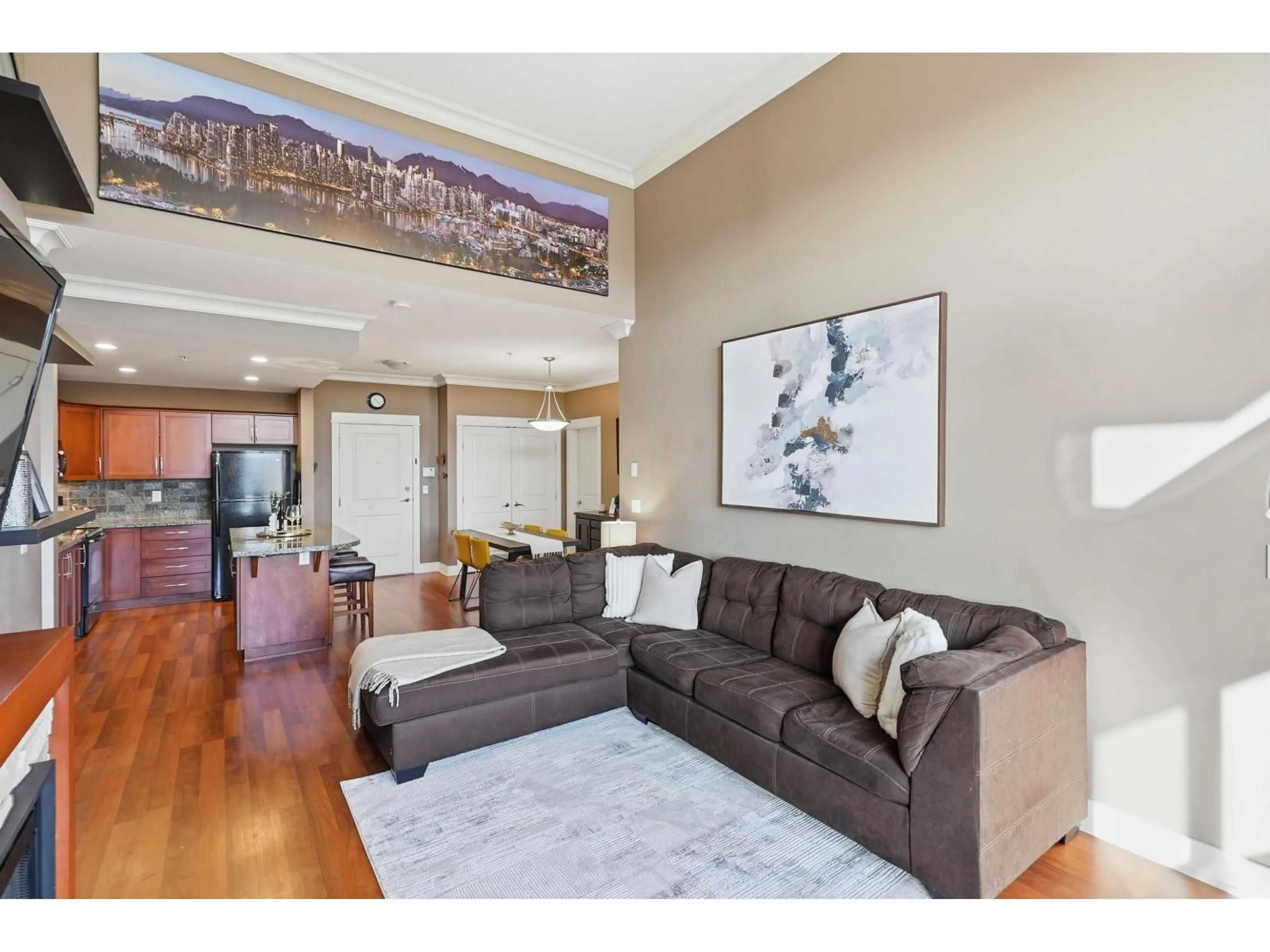 Living room with furniture, unknown for 421 - 5430 201 STREET, Langley British Columbia V3A0A2