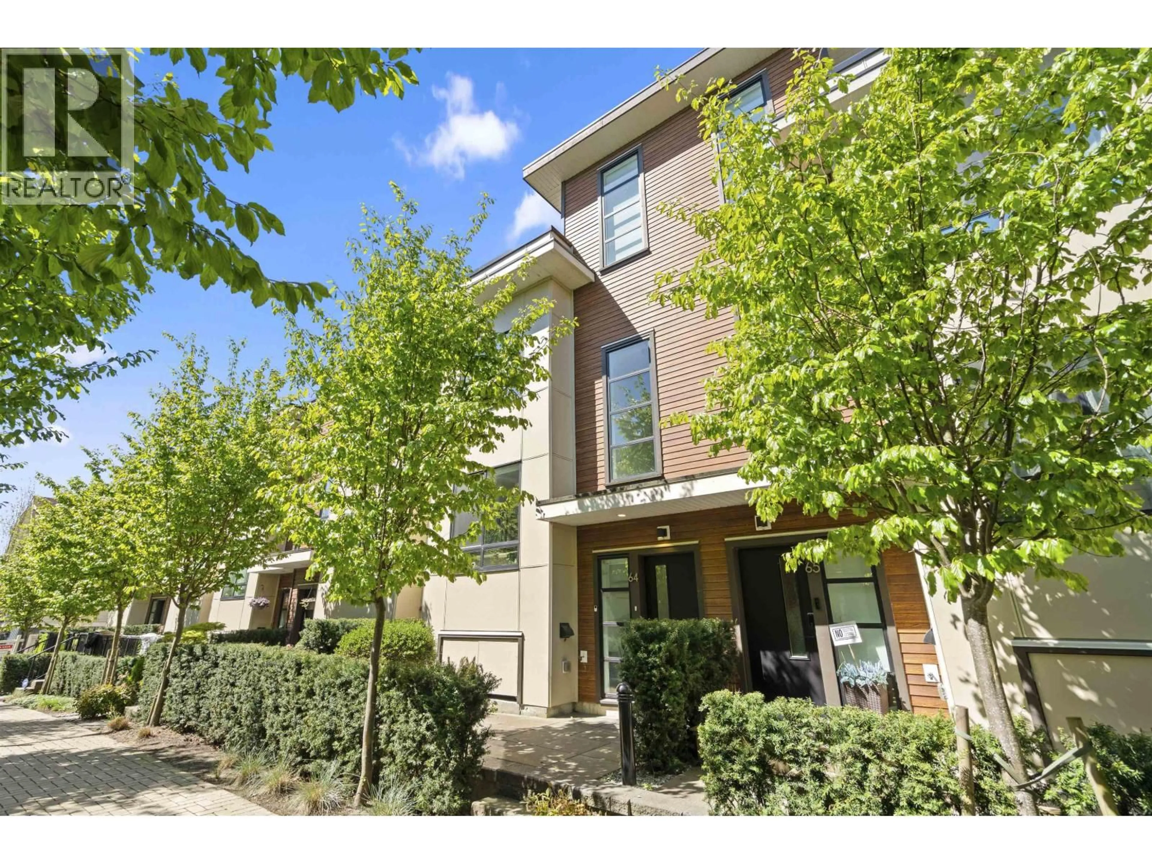A pic from outside/outdoor area/front of a property/back of a property/a pic from drone, street for 64 - 10199 RIVER DRIVE, Richmond British Columbia V6X1Z2