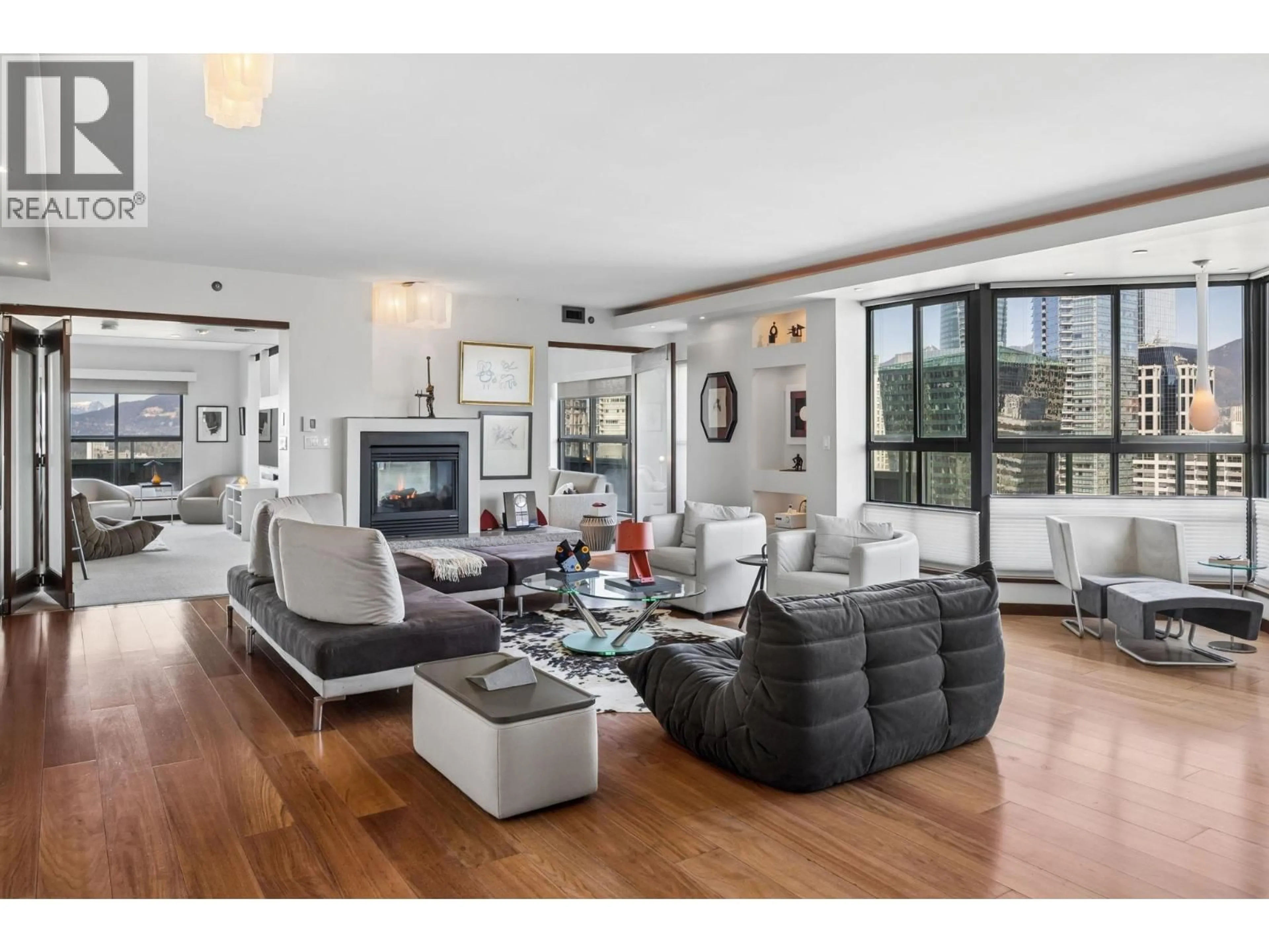 Living room with furniture, unknown for 2301 - 909 BURRARD STREET, Vancouver British Columbia V6Z2N2