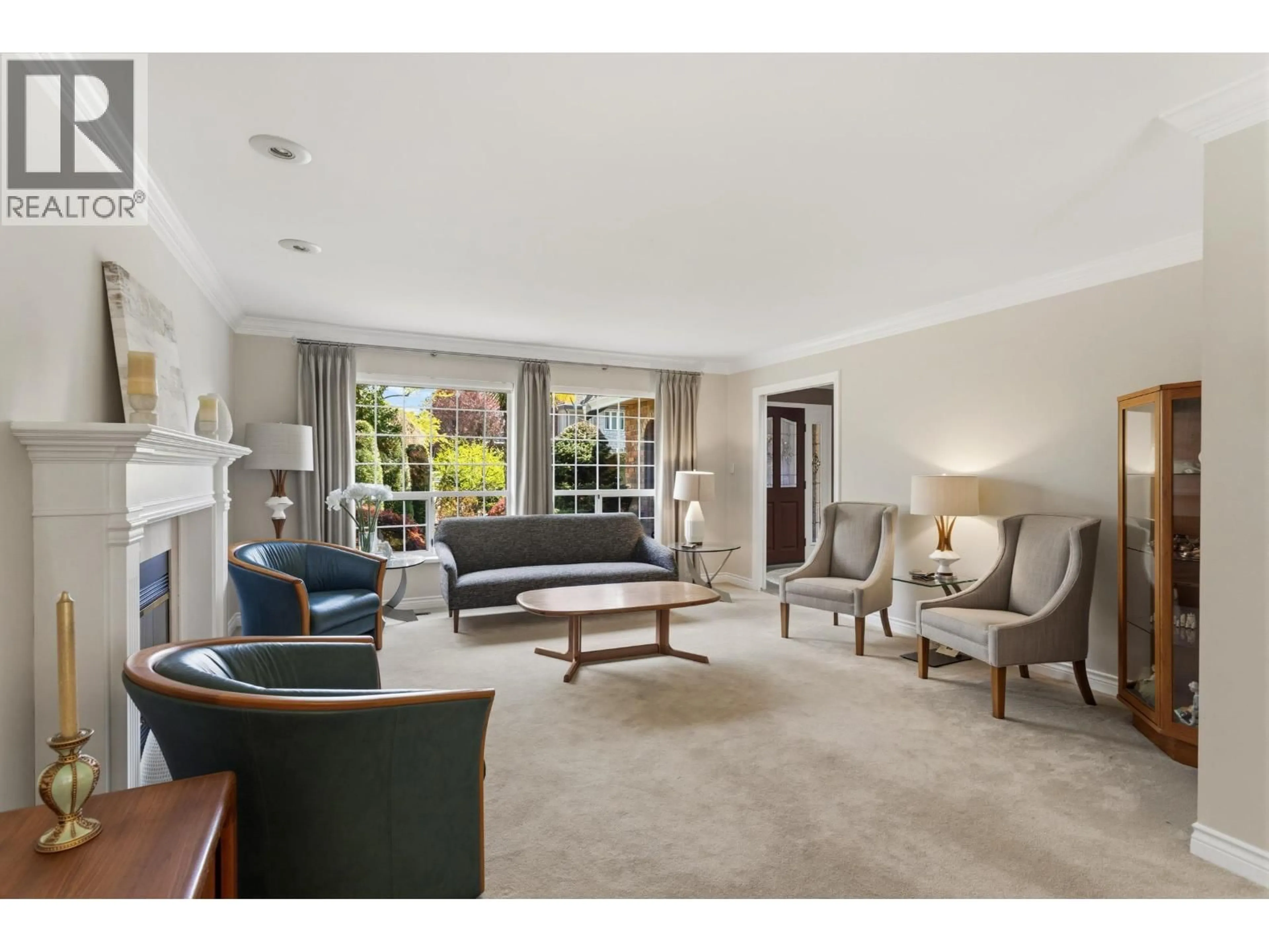 Living room with furniture, carpet floor for 2465 BERTON PLACE, North Vancouver British Columbia V7H2W9