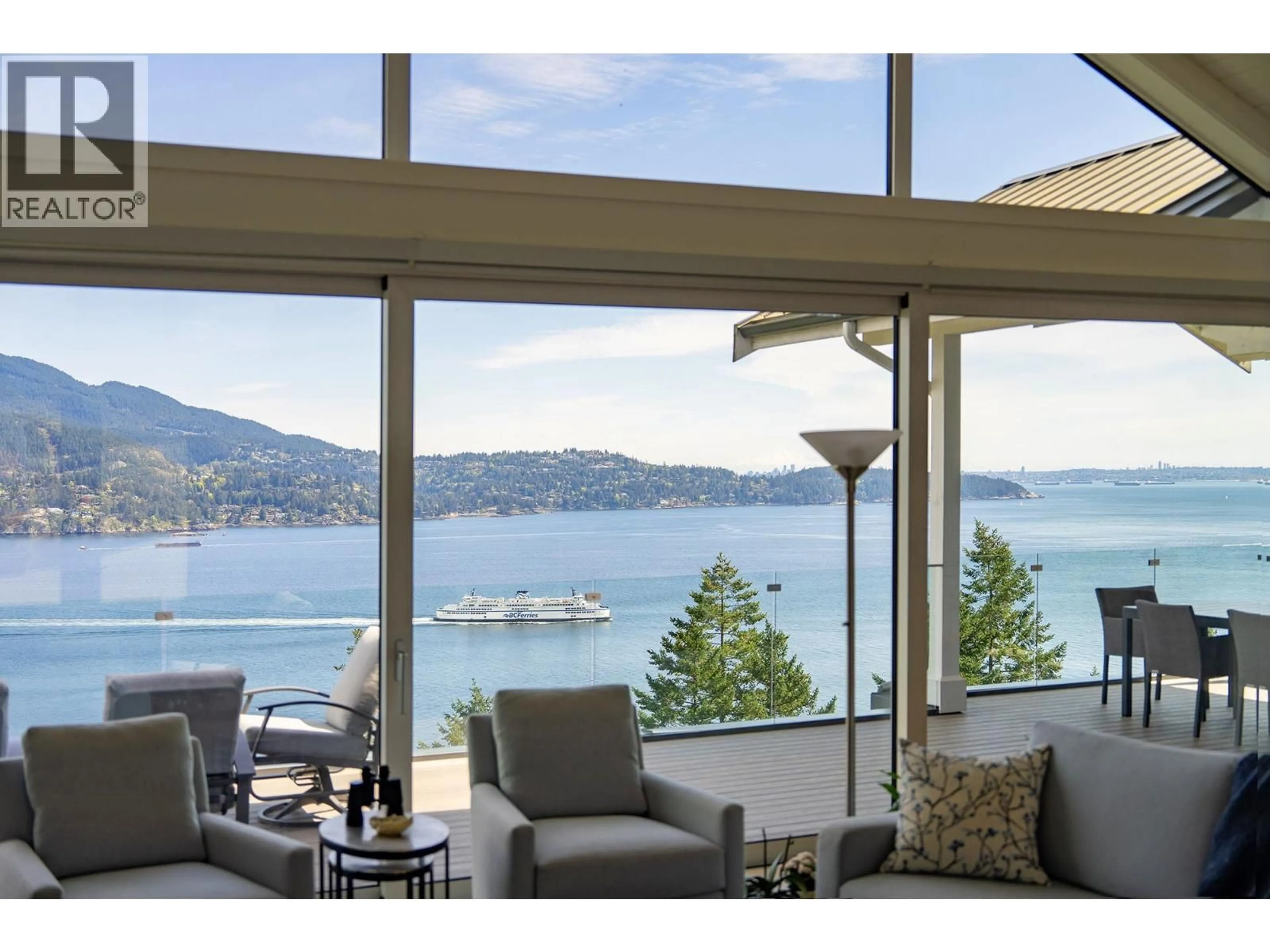 Patio, water/lake/river/ocean view for 743 CHANNELVIEW DRIVE, Bowen Island British Columbia V0N1G1