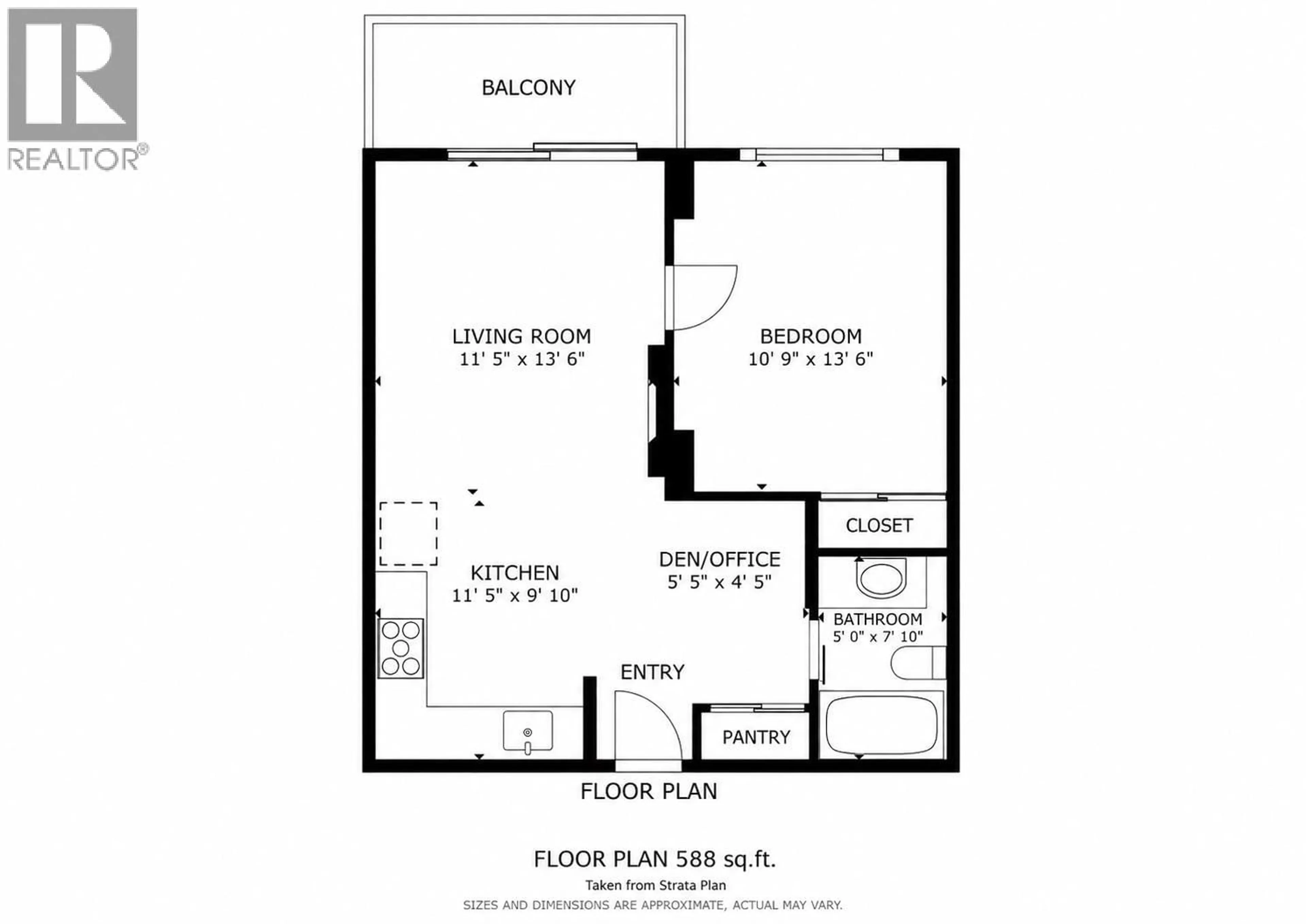 Floor plan for 608 - 145 ST. GEORGES AVENUE, North Vancouver British Columbia V7L3G8